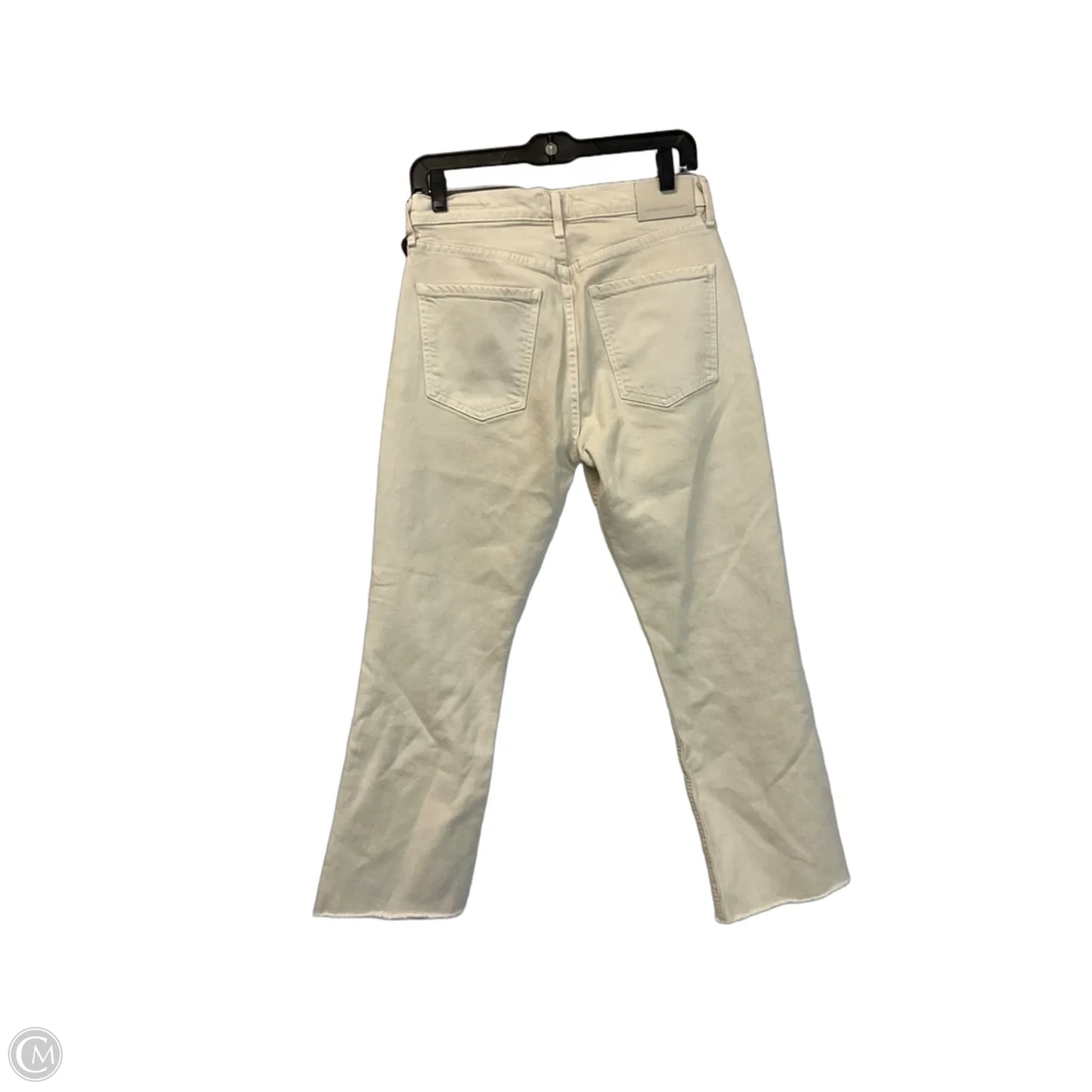 Jeans Straight By Citizens Of Humanity In Cream Denim, Size: 4