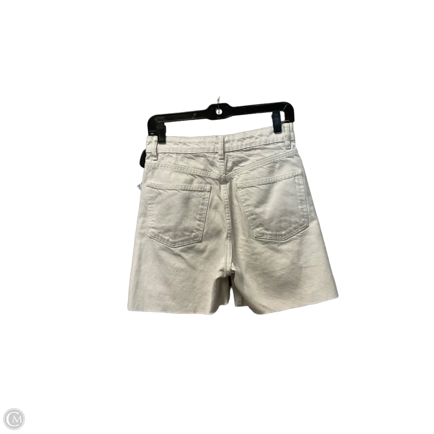 Shorts By Zara In White Denim, Size: 4