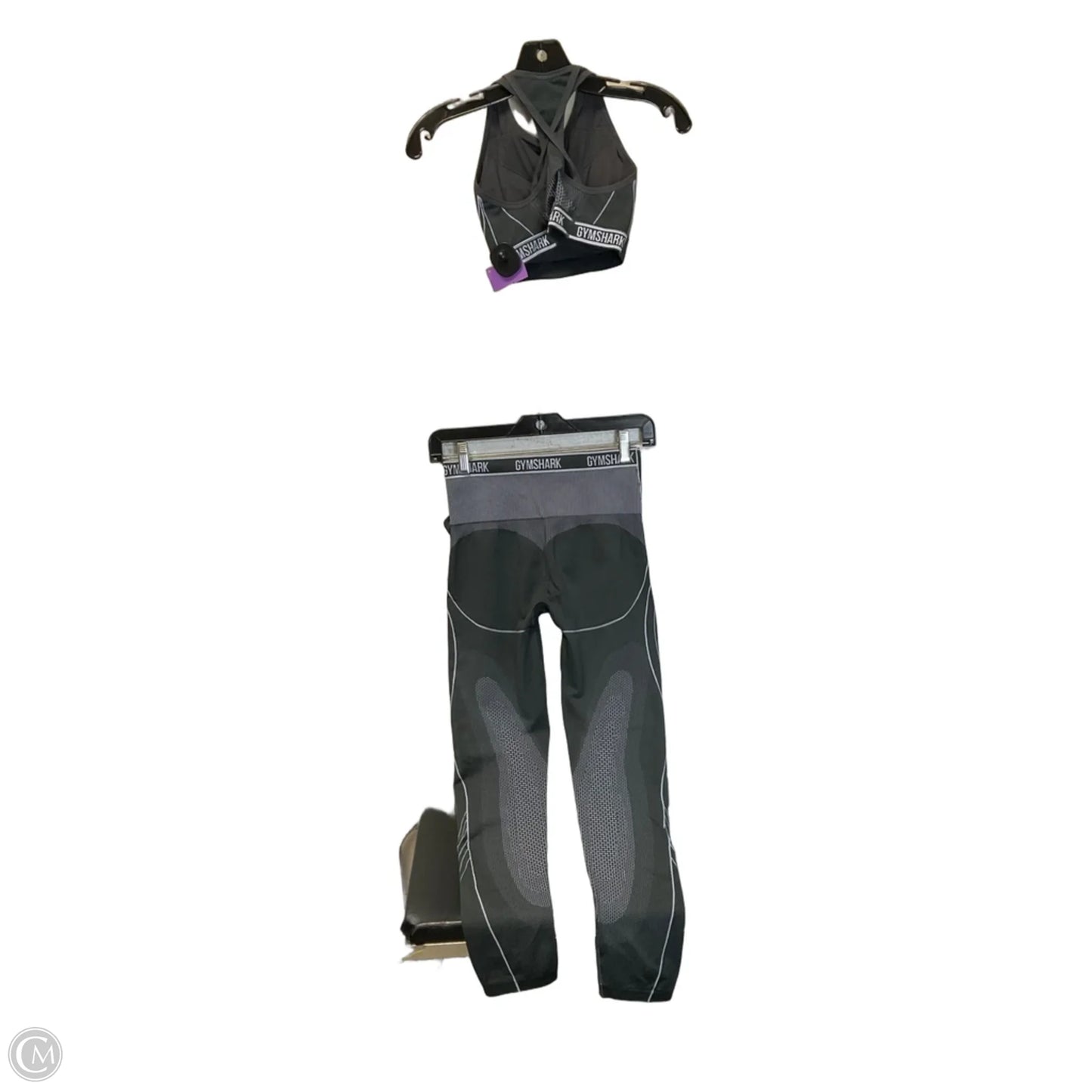 Athletic Pants 2pc By Gym Shark In Grey, Size: Xs