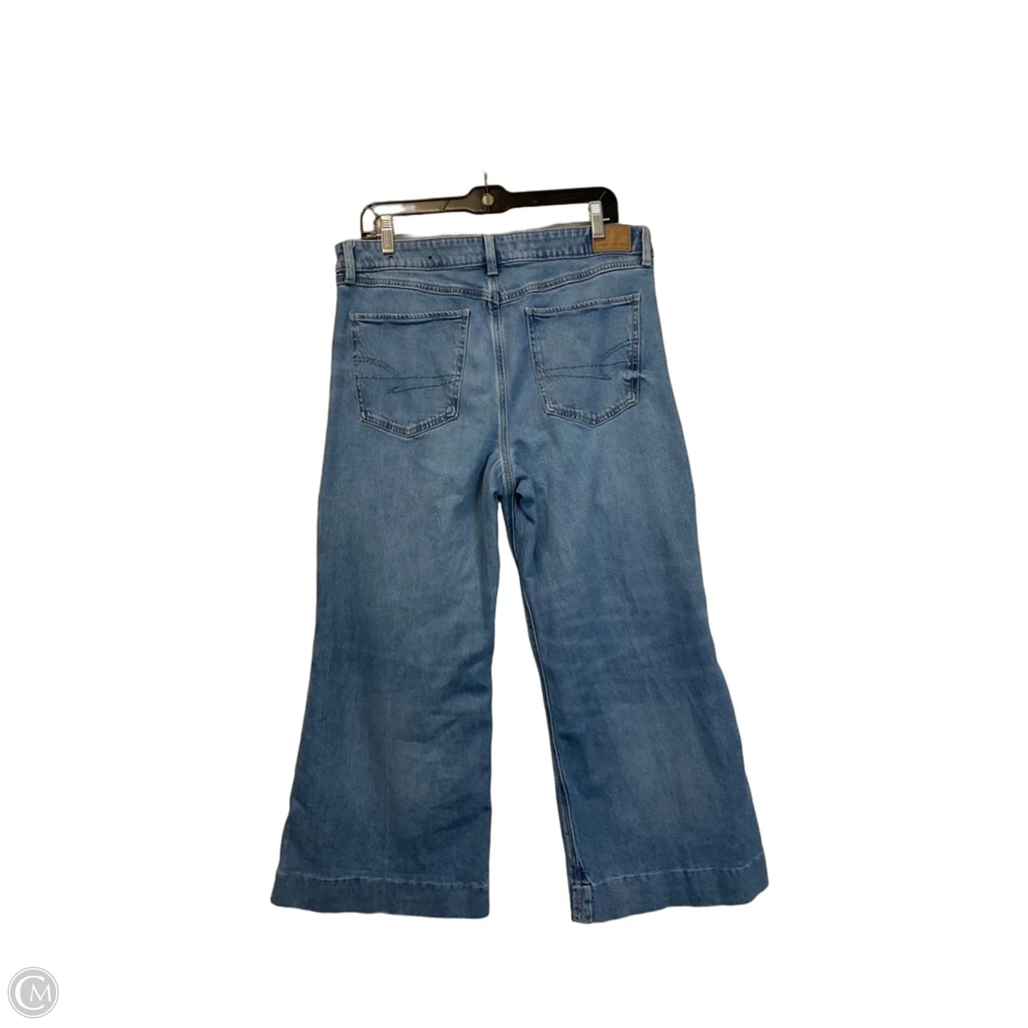 Jeans Flared By American Eagle In Blue Denim, Size: 12