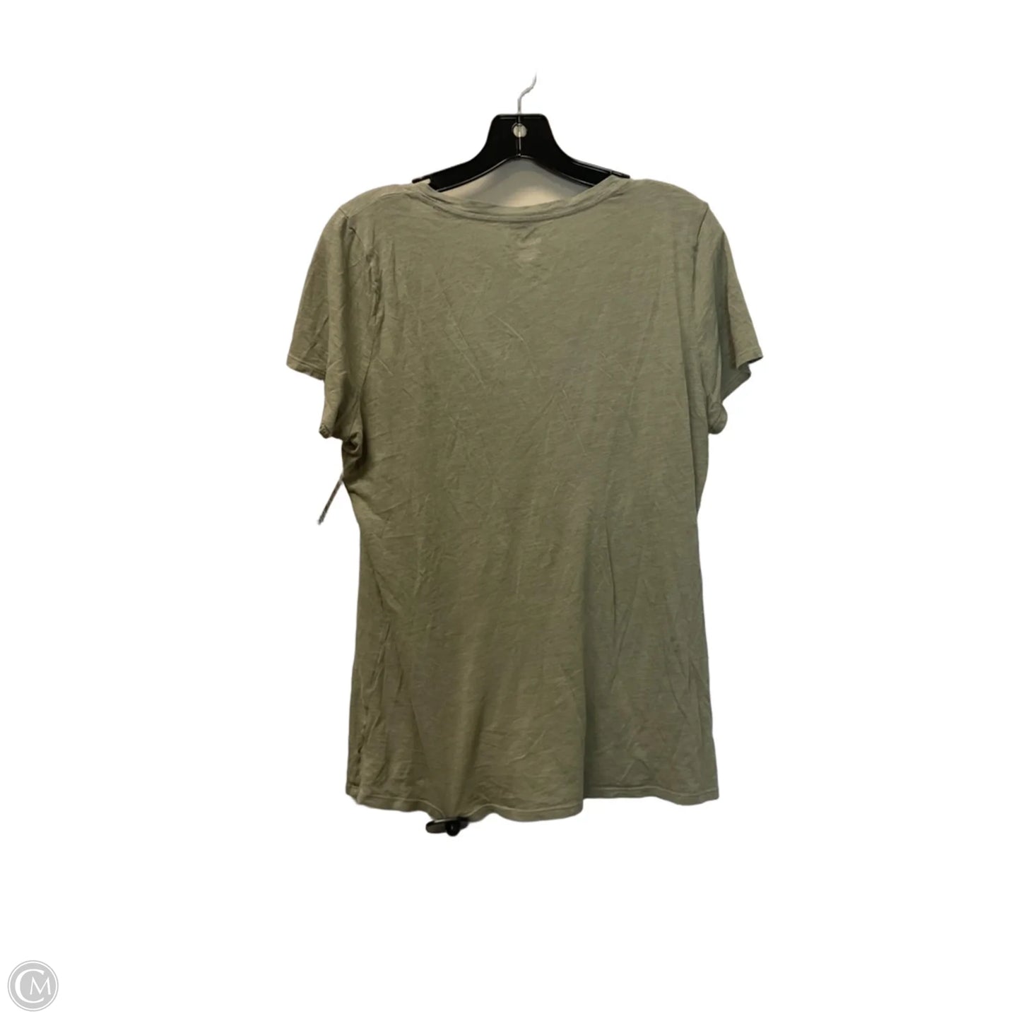 Top Short Sleeve Basic By Pink In Green, Size: L