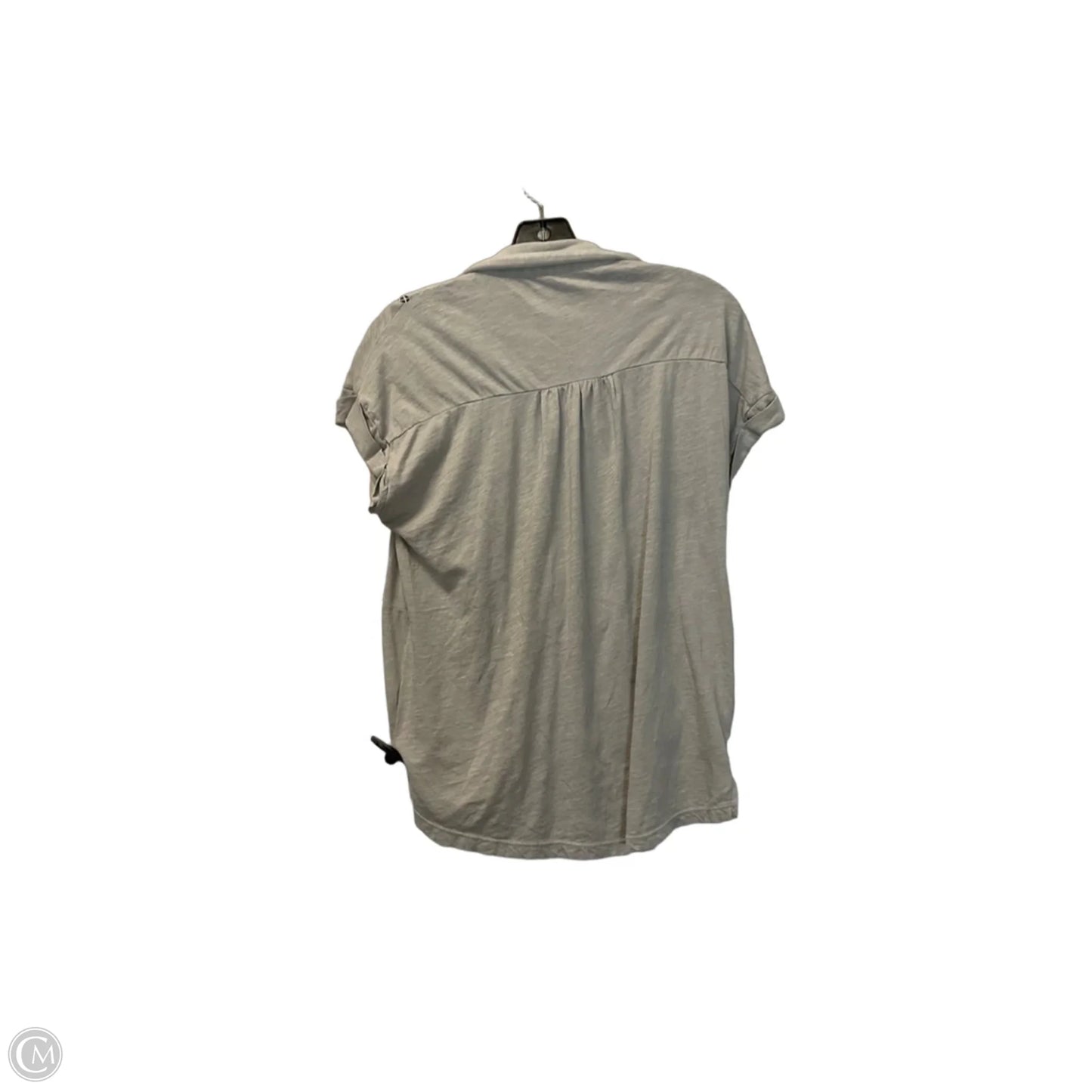 Top Short Sleeve By Lucky Brand In Tan, Size: S