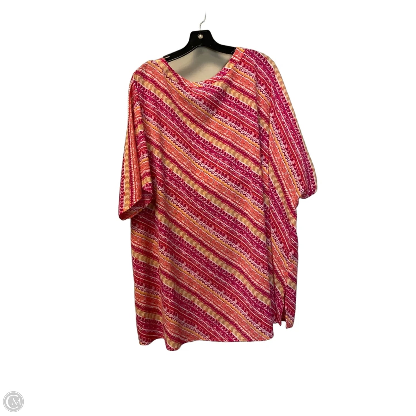Top Short Sleeve By Catherines In Pink, Size: 4x