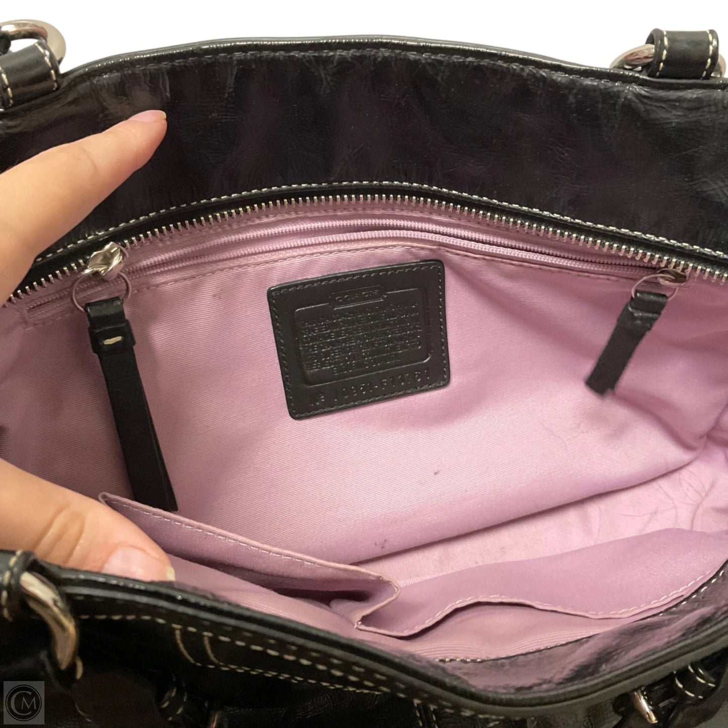Handbag Designer By Coach, Size: Medium