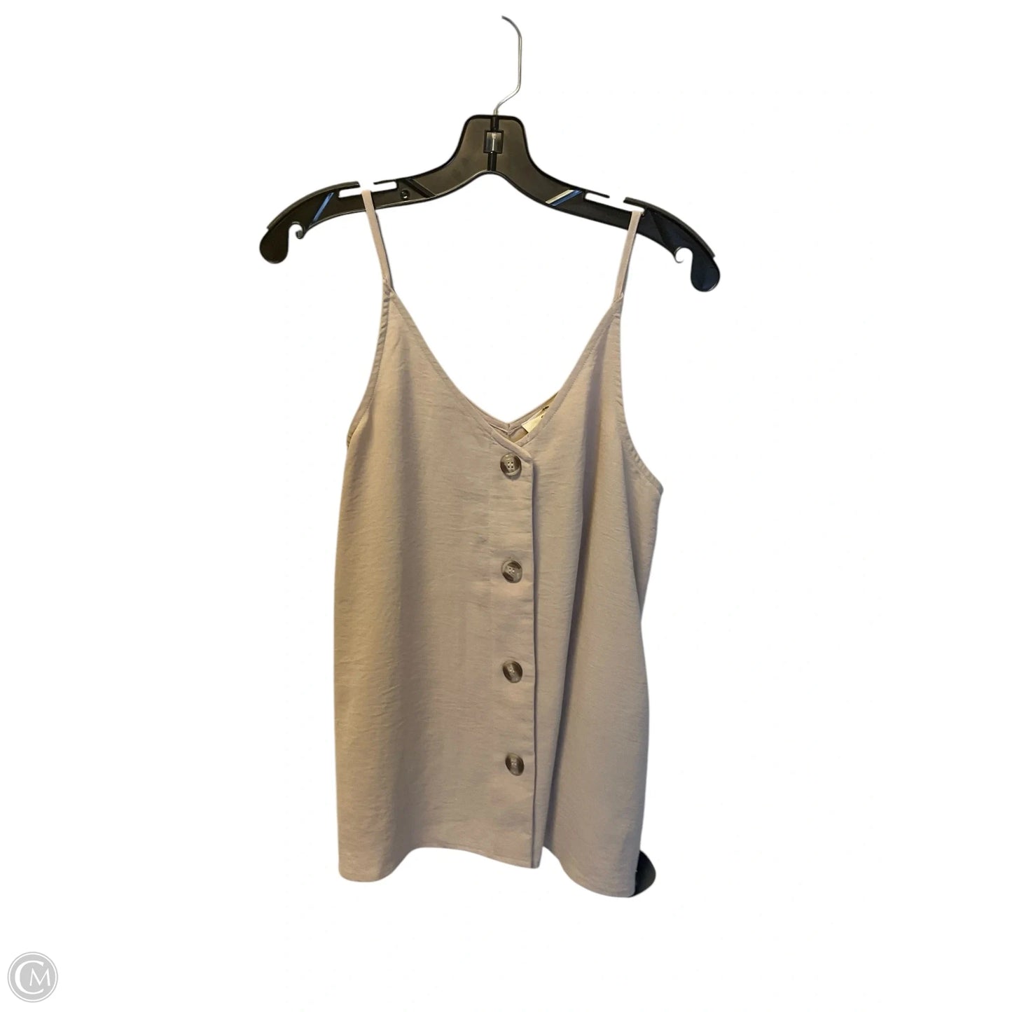 Top Sleeveless By Entro In Tan, Size: S