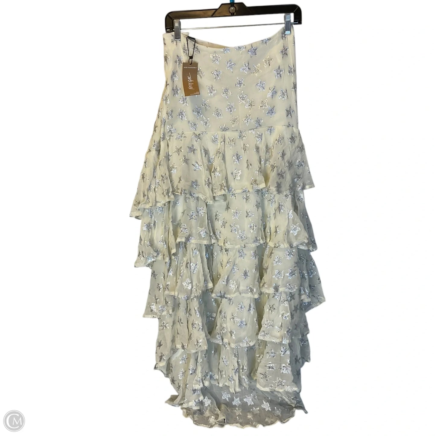 Skirt Maxi By Nasty Gal In Cream, Size: 16