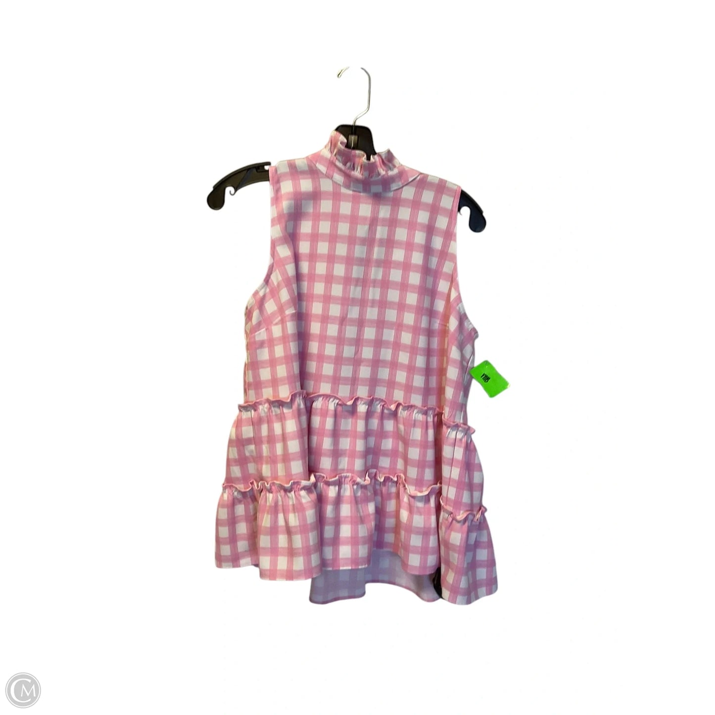 Top Sleeveless By Crown And Ivy In Pink, Size: L