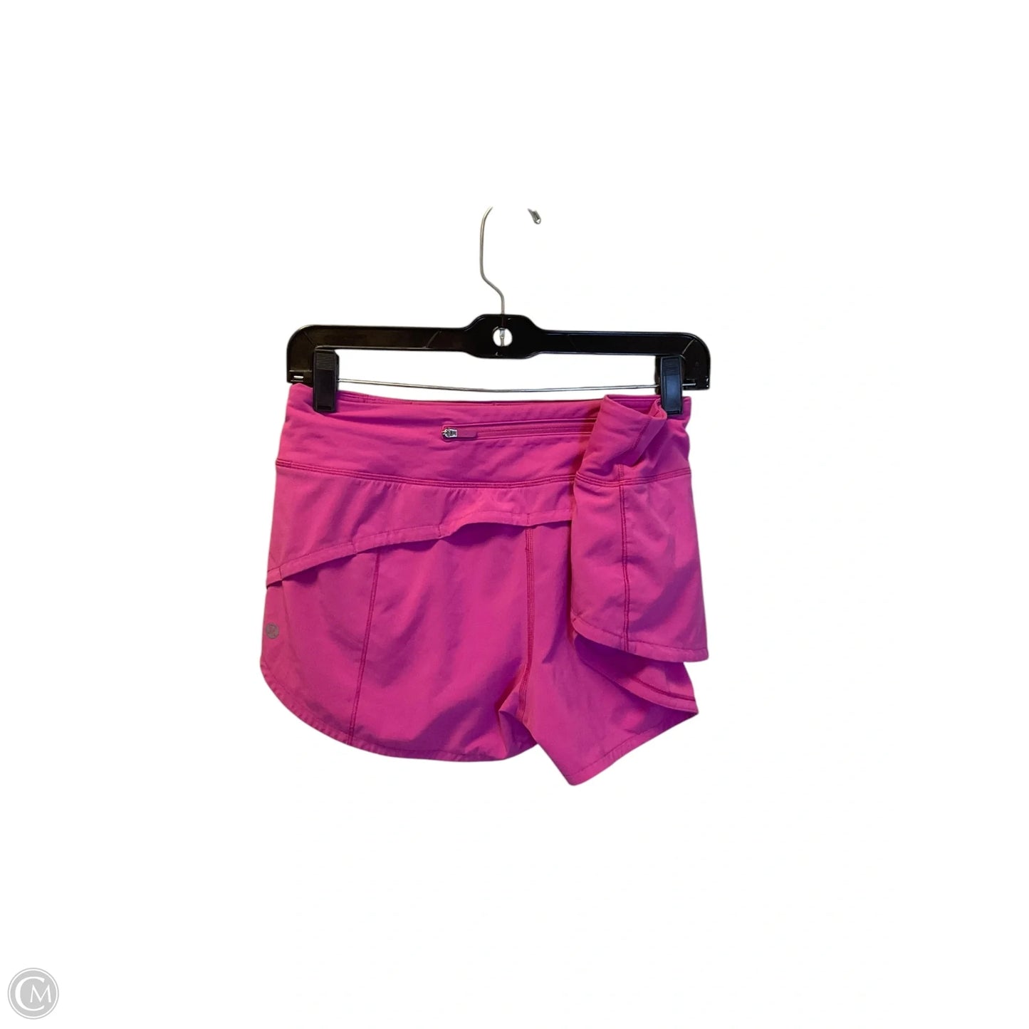 Athletic Shorts By Lululemon In Pink, Size: 10