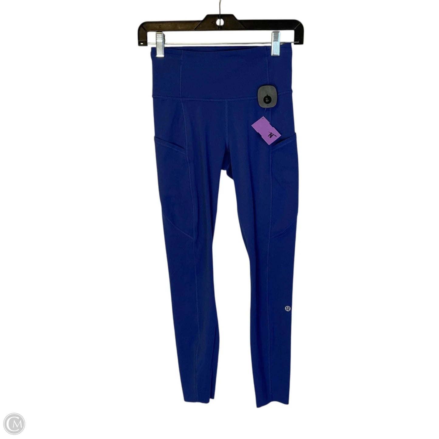 Athletic Leggings By Lululemon In Blue, Size: 4