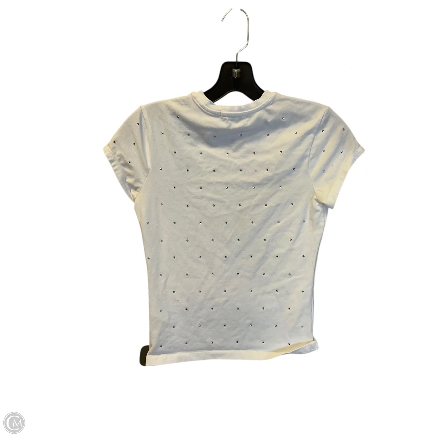 Top Short Sleeve By Good American In White, Size: Xs
