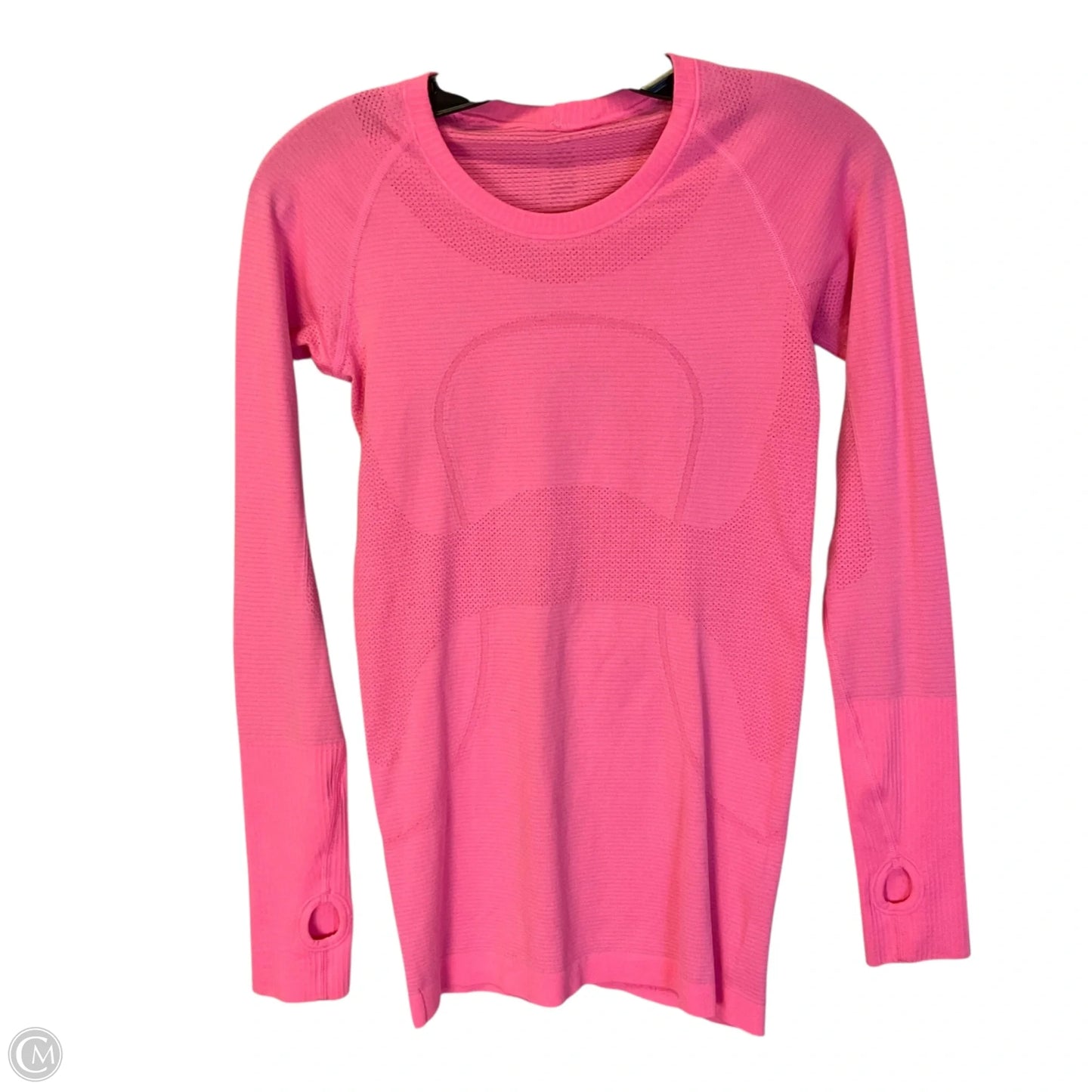 Athletic Top Long Sleeve Crewneck By Lululemon In Pink