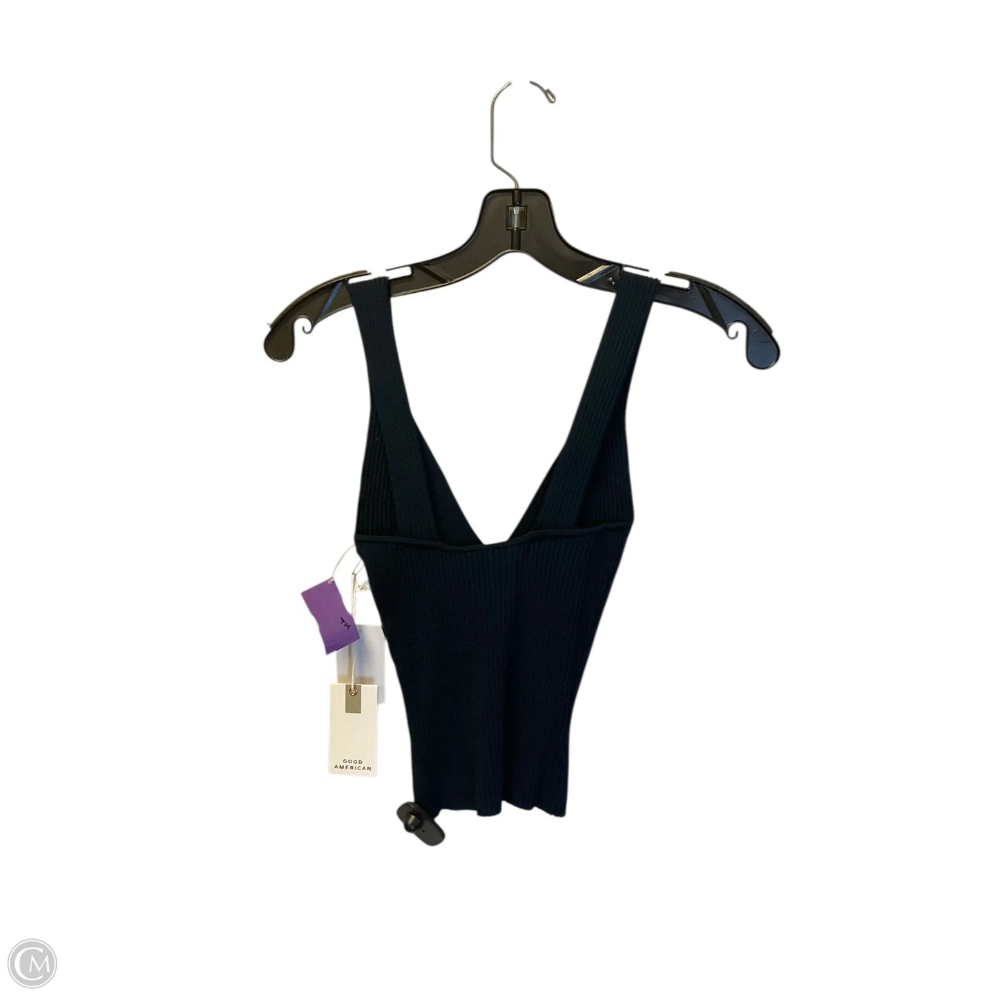 Top Sleeveless By Good American In Navy, Size: Xs