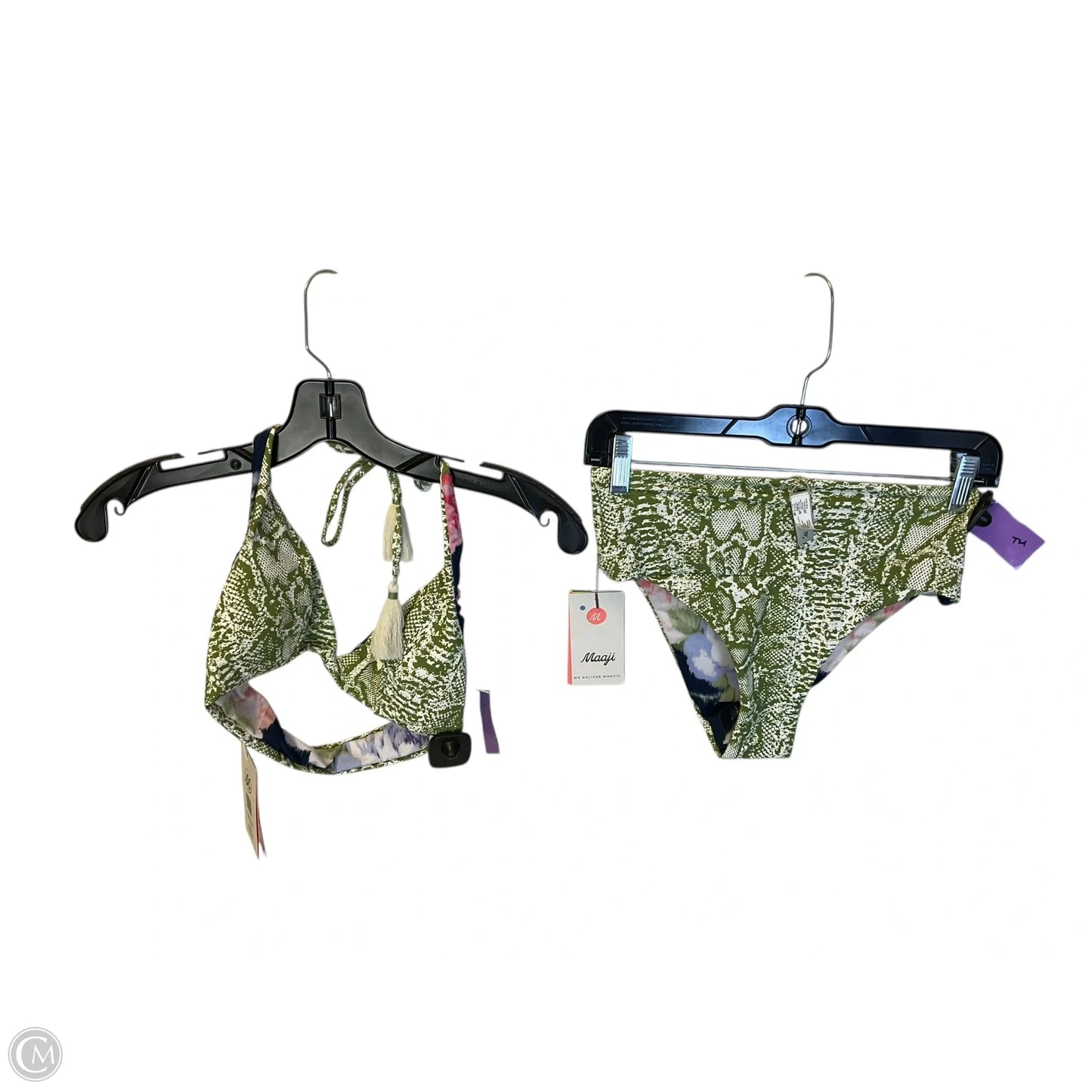 Swimsuit 2pc By Maaji In Green, Size: S
