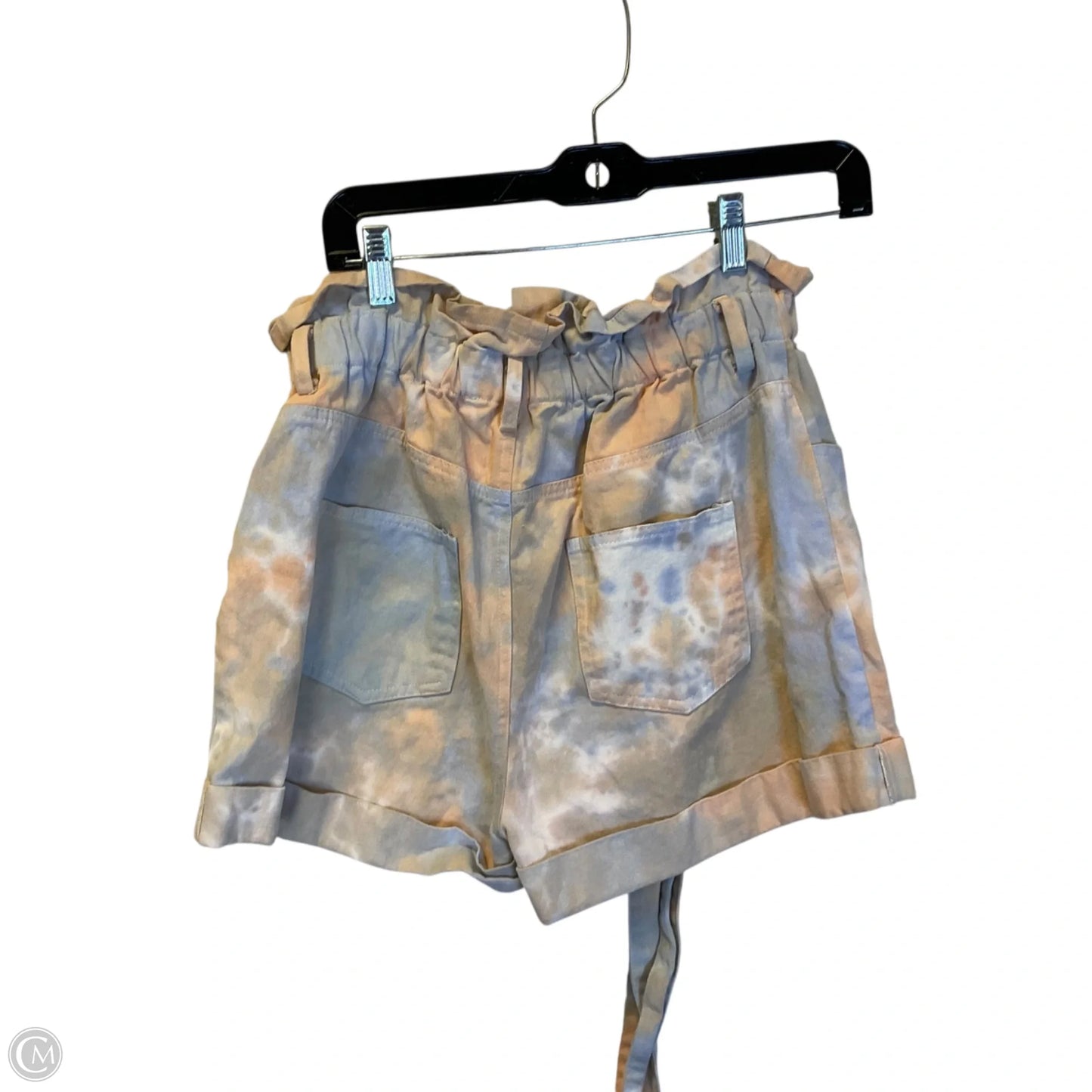 Shortalls By Clothes Mentor In Tie Dye Print, Size: M