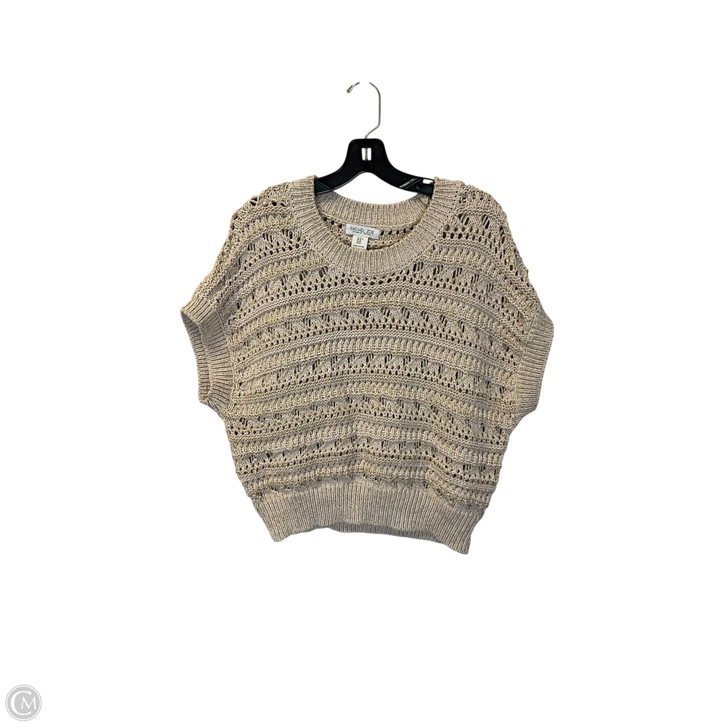 Vest Sweater By Rachel Zoe In Tan, Size: M