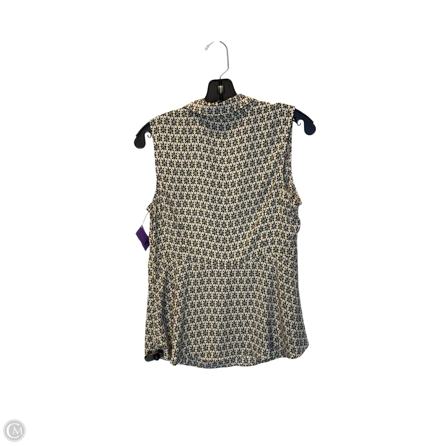 Top Sleeveless By Cabi In Multi-colored, Size: S