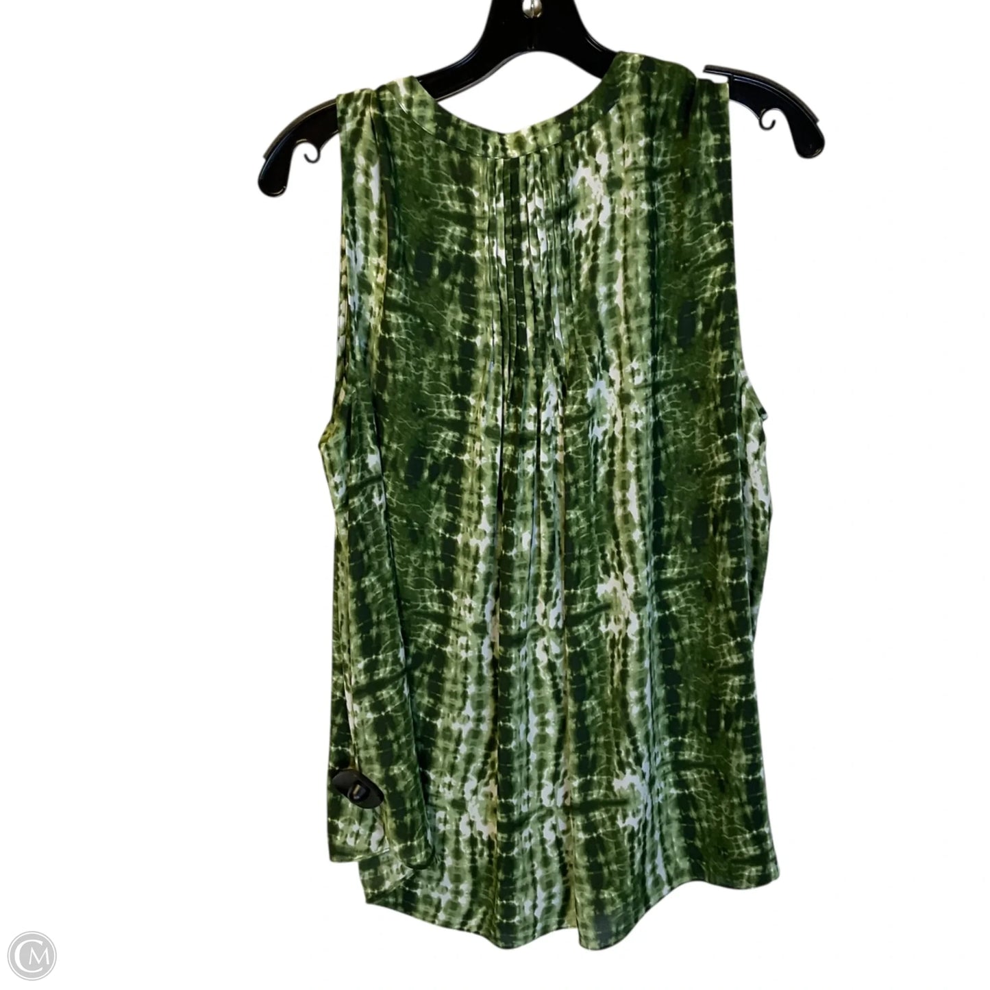 Top Sleeveless By NOT YOUR DAUGHTERS JEANS In Green, Size: L