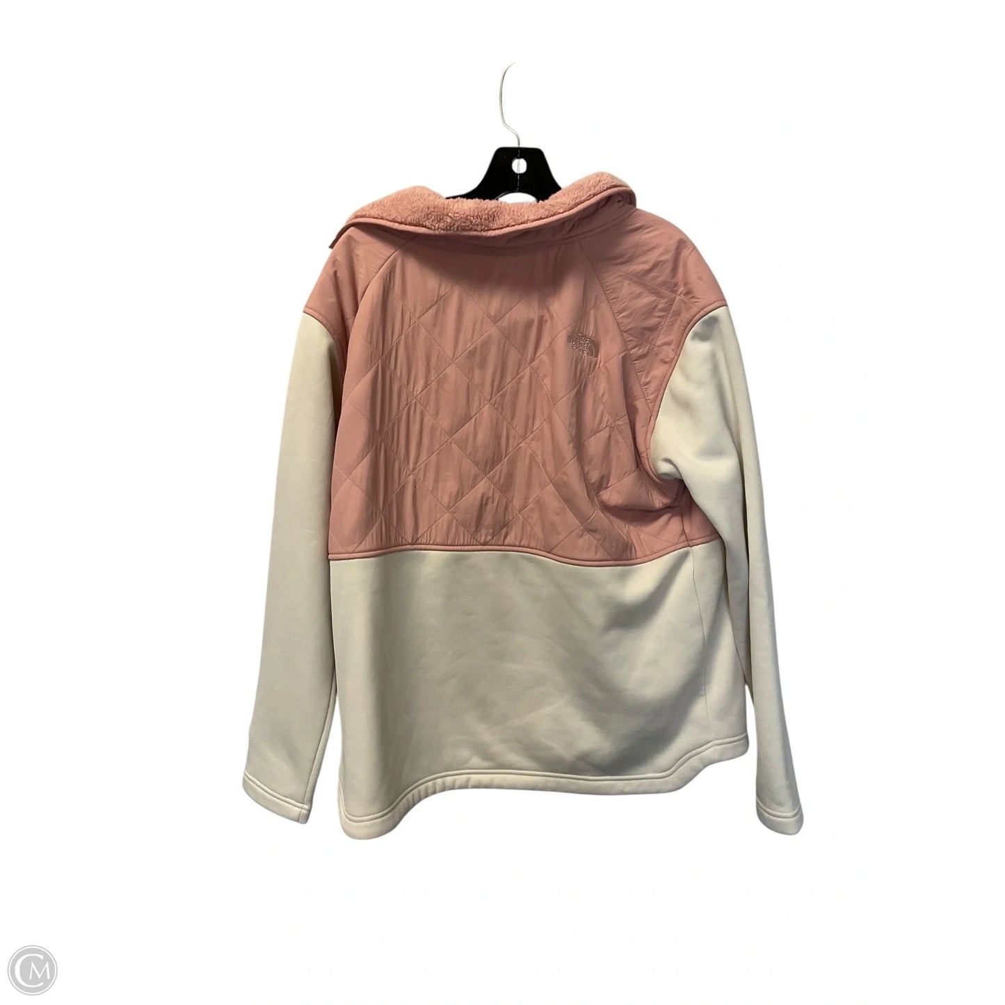 Sweatshirt Collar By The North Face In Pink & White, Size: L