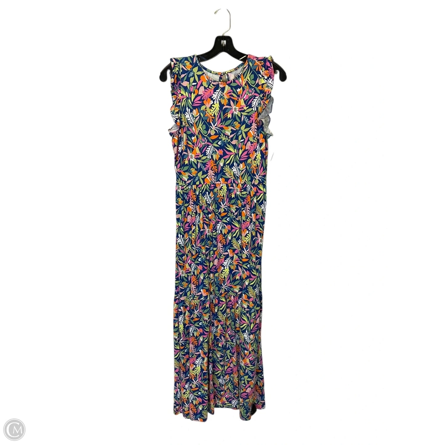 Dress Casual Maxi By Loft In Multi-colored, Size: S