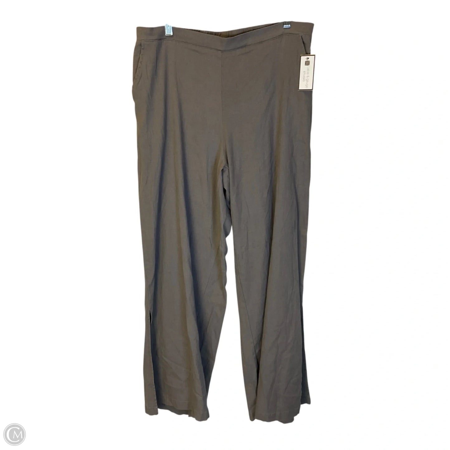 Pants Linen By Cable And Gauge In Tan, Size: L