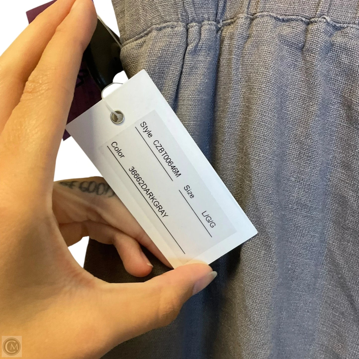 Pants Linen By Cable And Gauge In Tan, Size: L