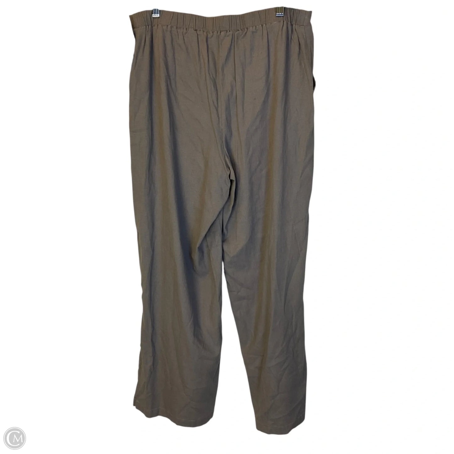 Pants Linen By Cable And Gauge In Tan, Size: L