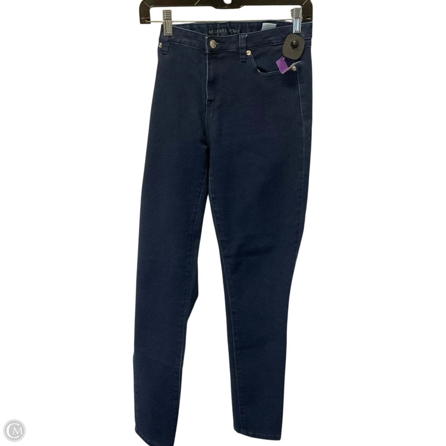 Jeans Skinny By Michael By Michael Kors In Blue Denim, Size: 10