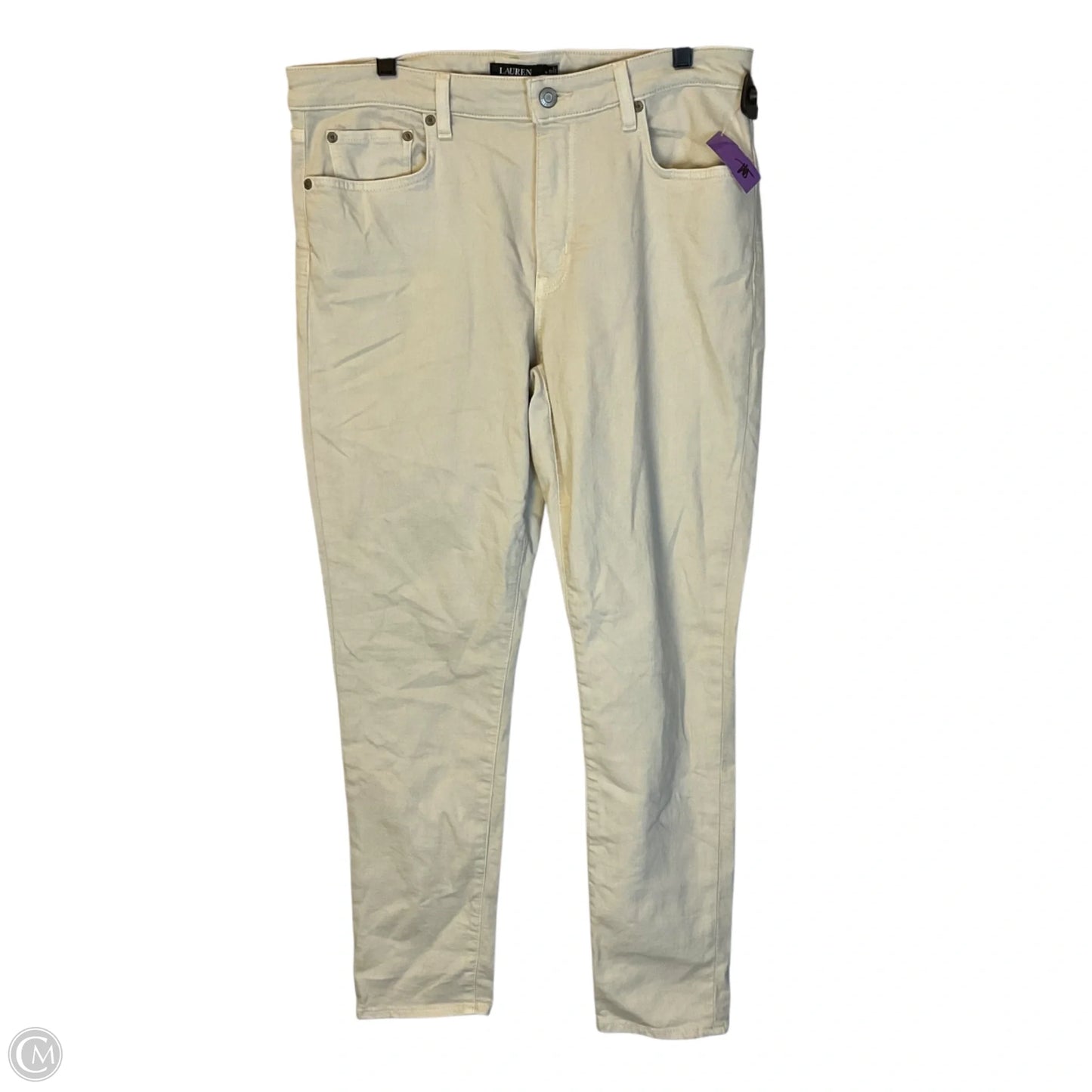 Pants Chinos & Khakis By Lauren By Ralph Lauren In Tan, Size: 14