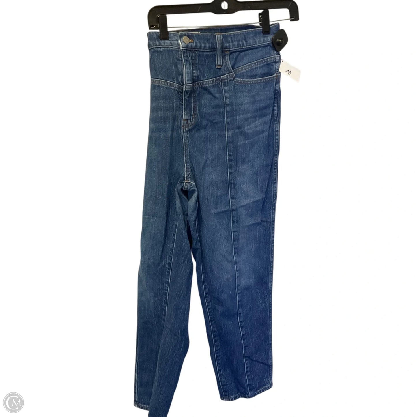 Jeans Straight By Madewell In Blue Denim, Size: 12