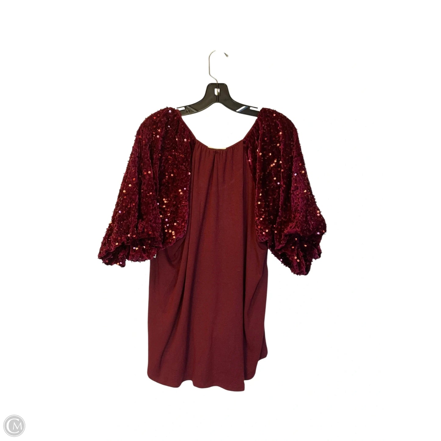 Top Short Sleeve By Umgee In Red, Size: L