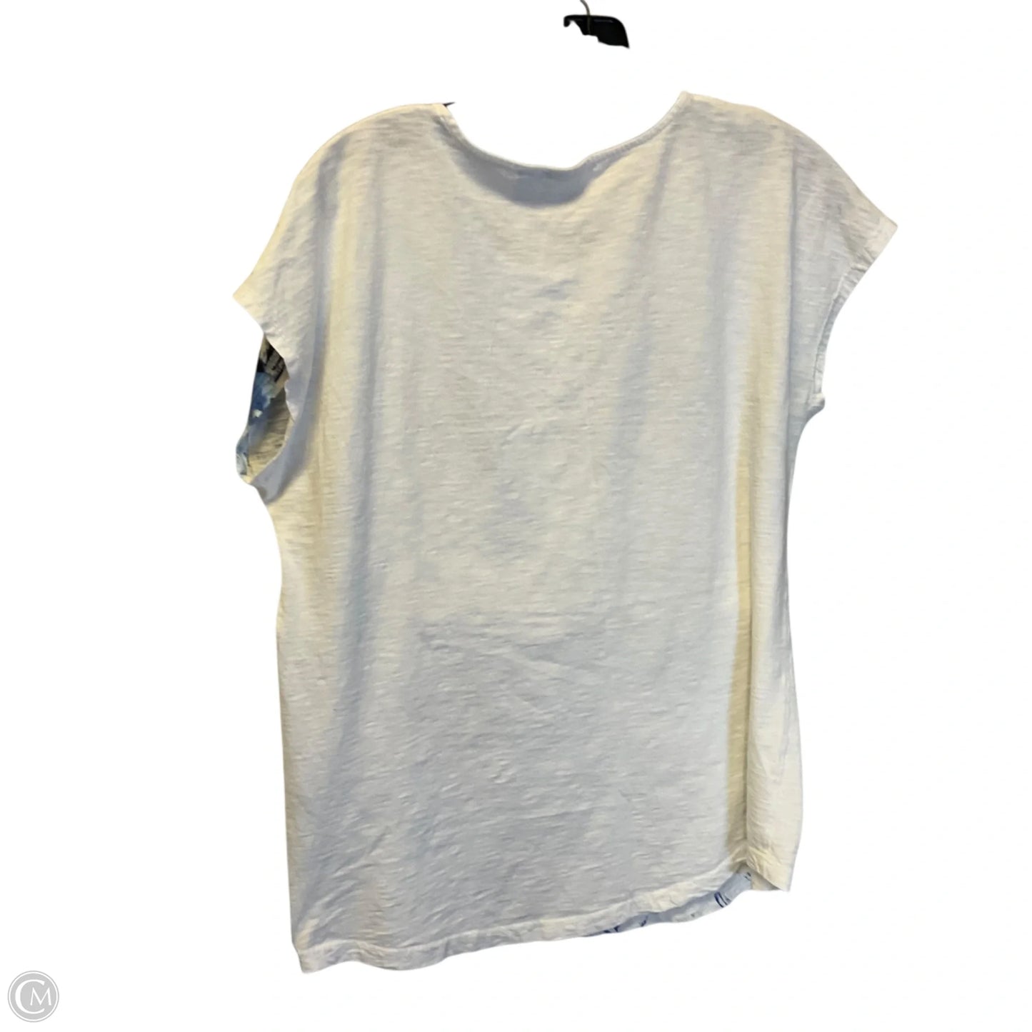 Top Short Sleeve By Chicos In White, Size: S
