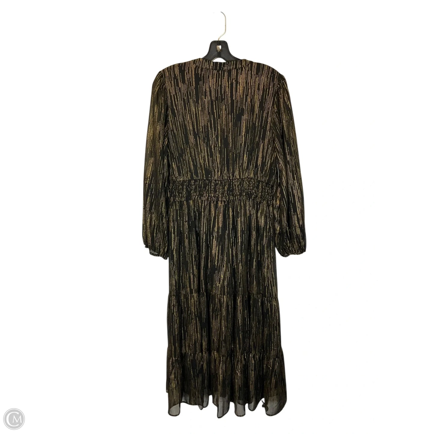 Dress Casual Maxi By Jodifl In Black & Gold, Size: S