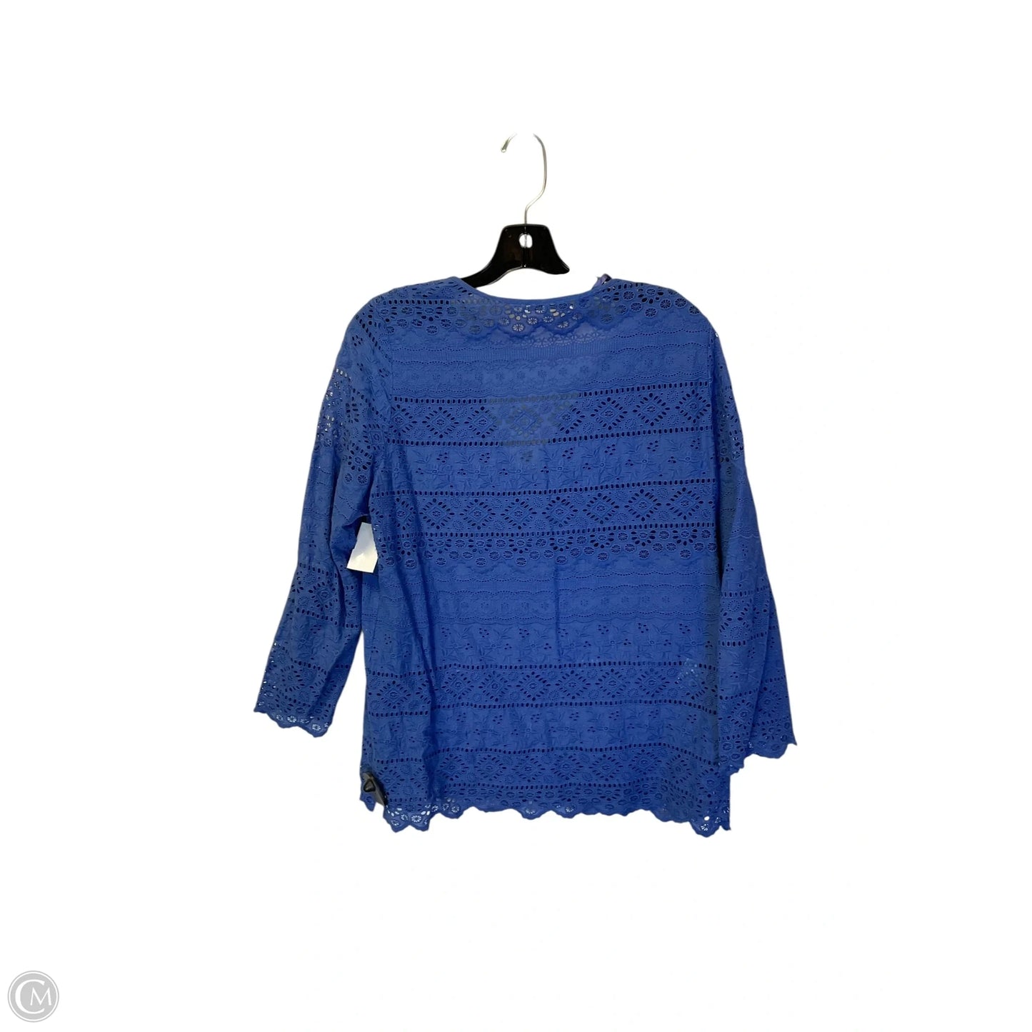 Top Long Sleeve By Clothes Mentor In Blue, Size: M