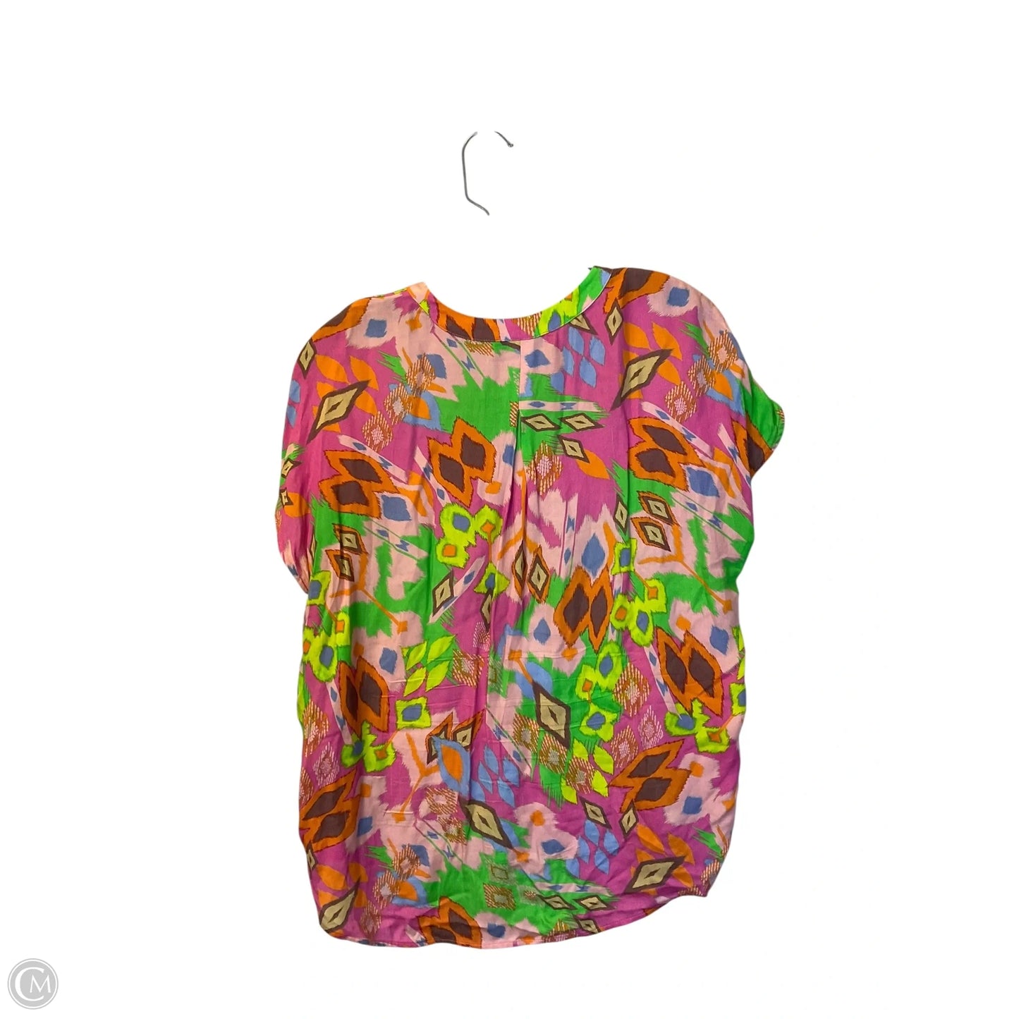 Top Short Sleeve By Clothes Mentor In Multi-colored, Size: M