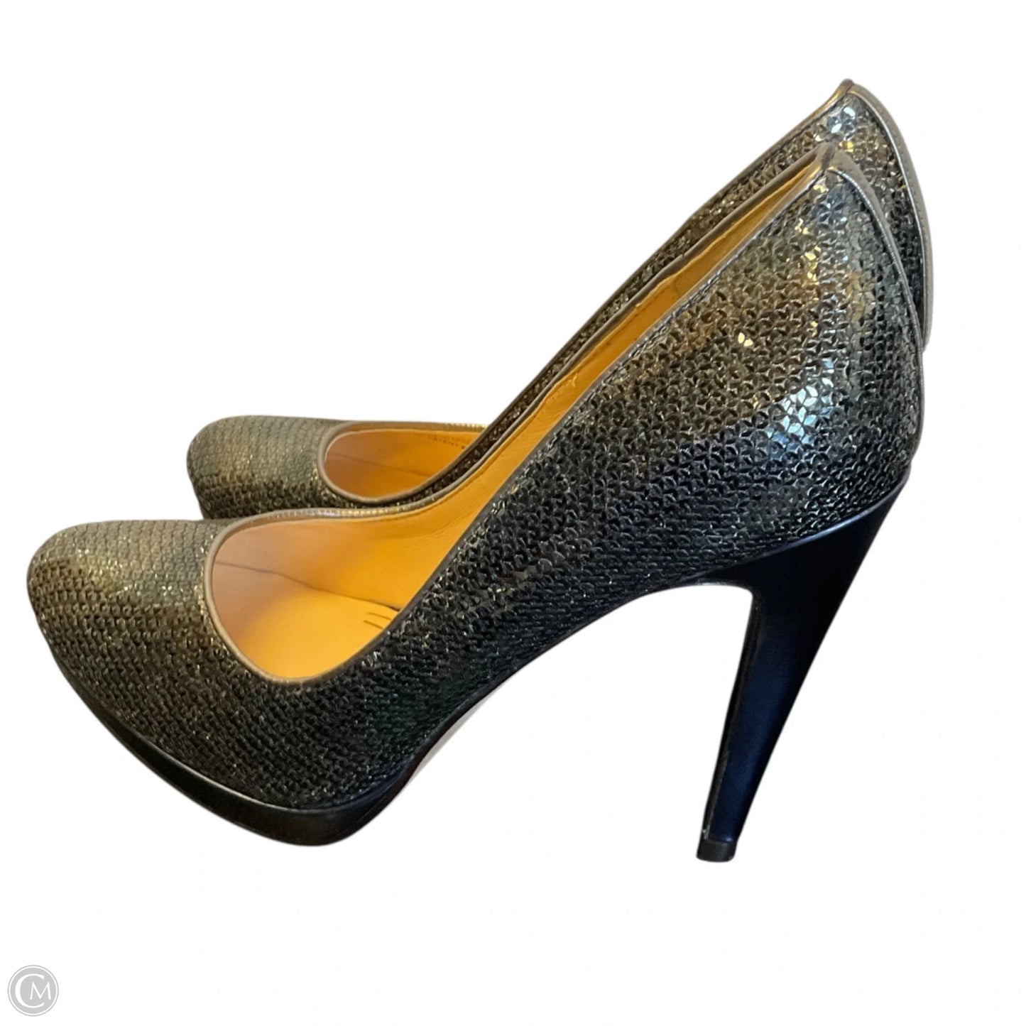 Shoes Heels Stiletto By Cole-haan In Silver, Size: 7.5