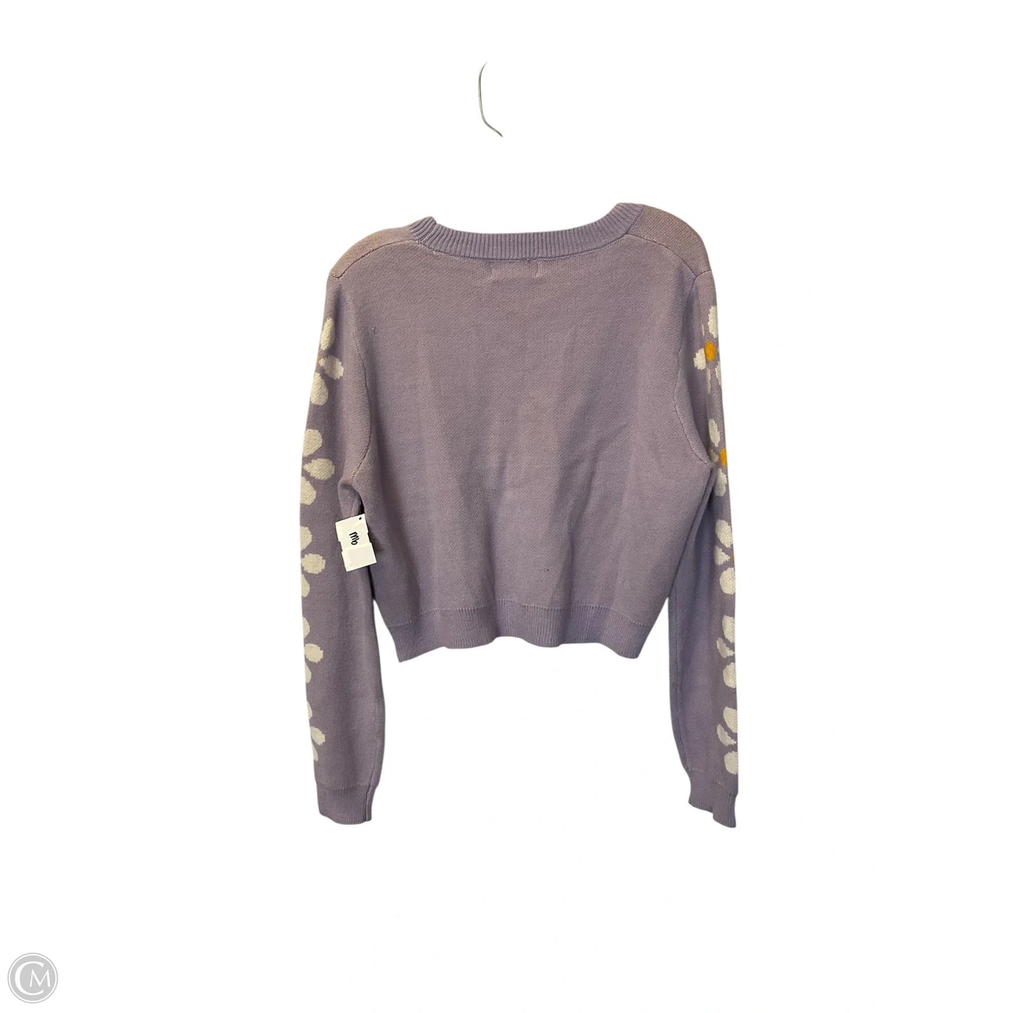 Sweater Cardigan By Jessica Simpson In Purple, Size: Lp
