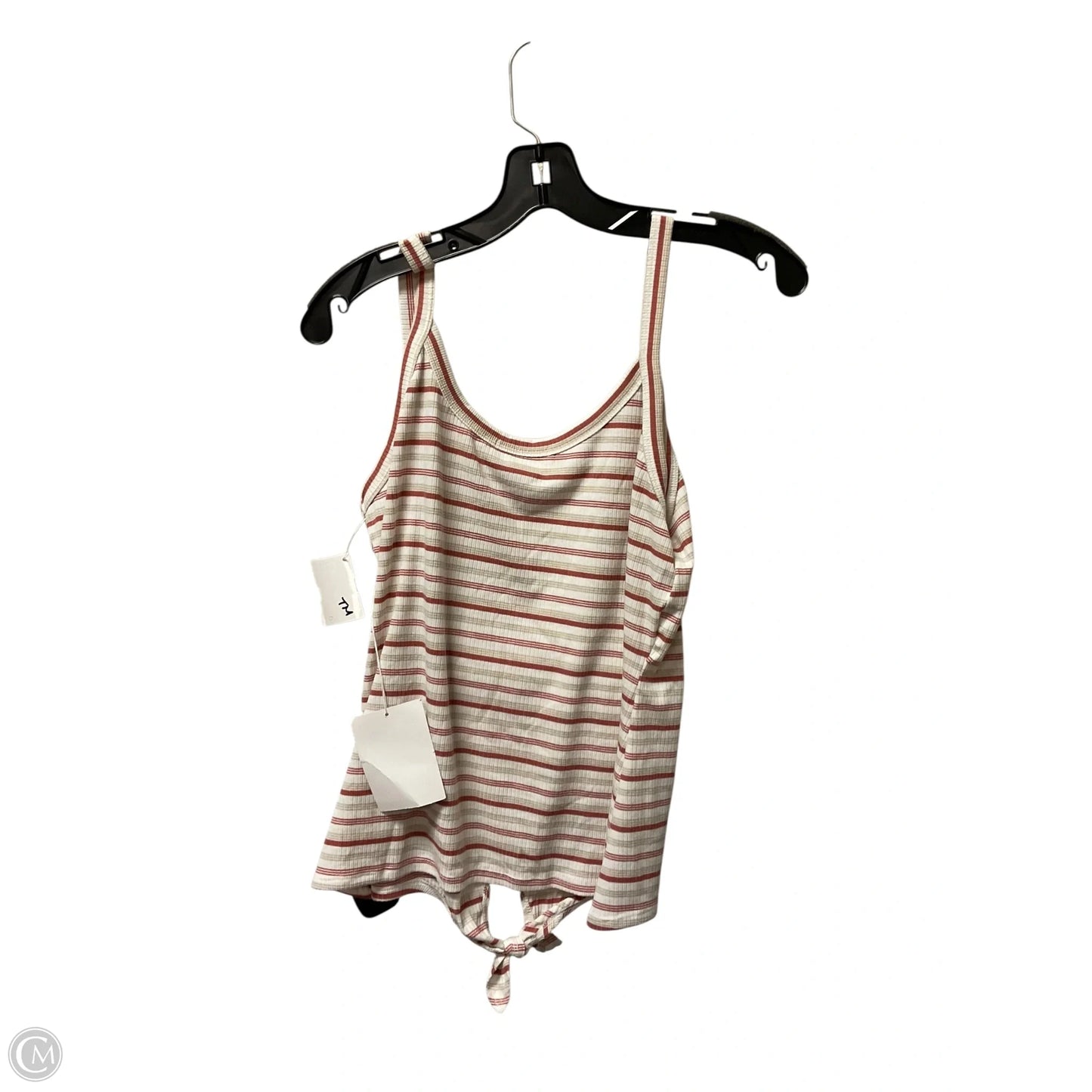 Top Sleeveless Basic By Clothes Mentor In Striped Pattern, Size: Xl