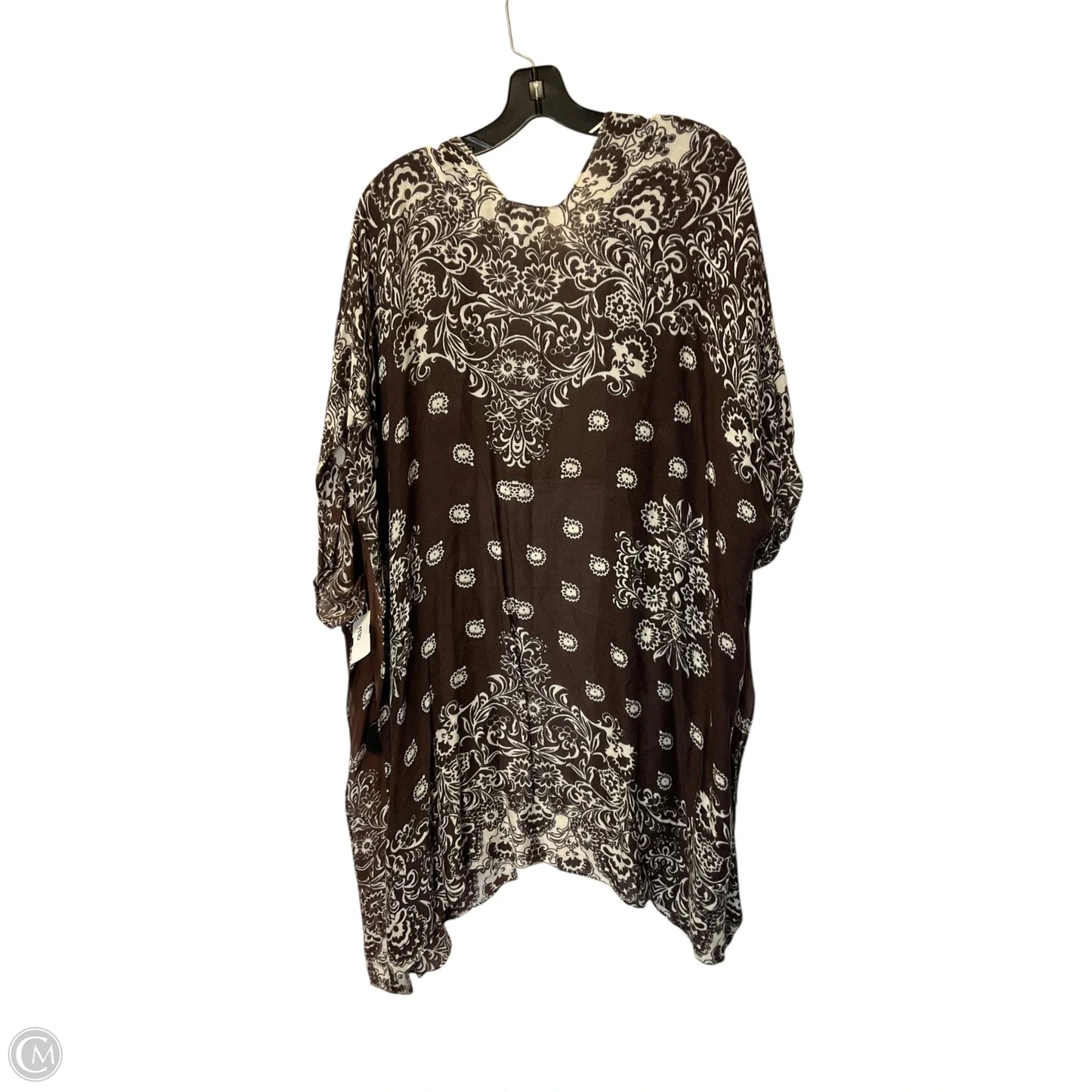 Cardigan By Chicos In Brown, Size: Xl