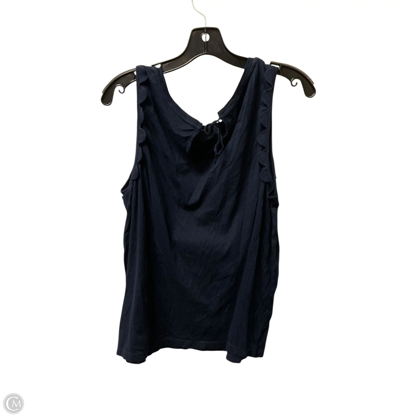 Top Sleeveless By Crown And Ivy In Navy, Size: Xl