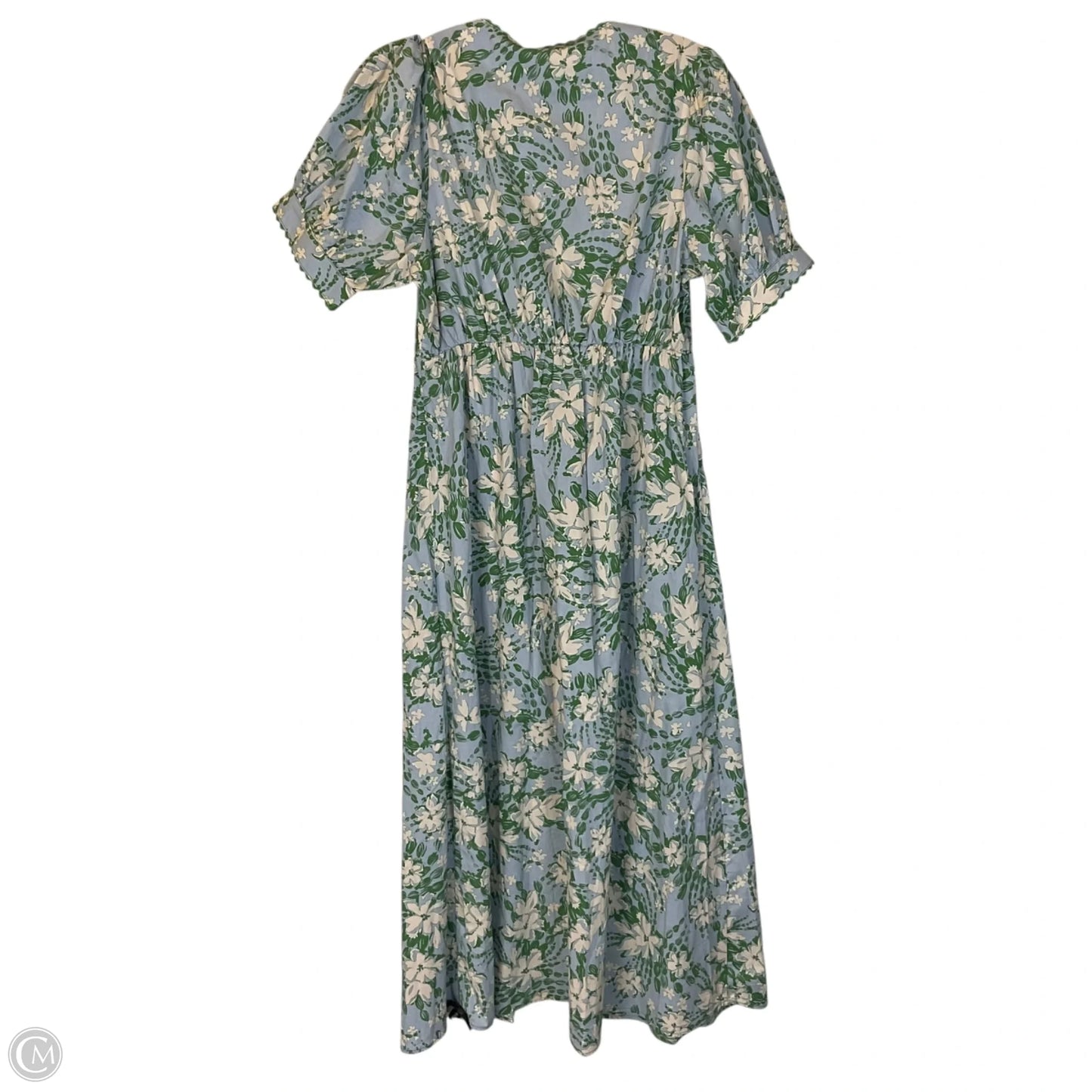 Dress Casual Maxi By Gigio In Blue & Green, Size: M