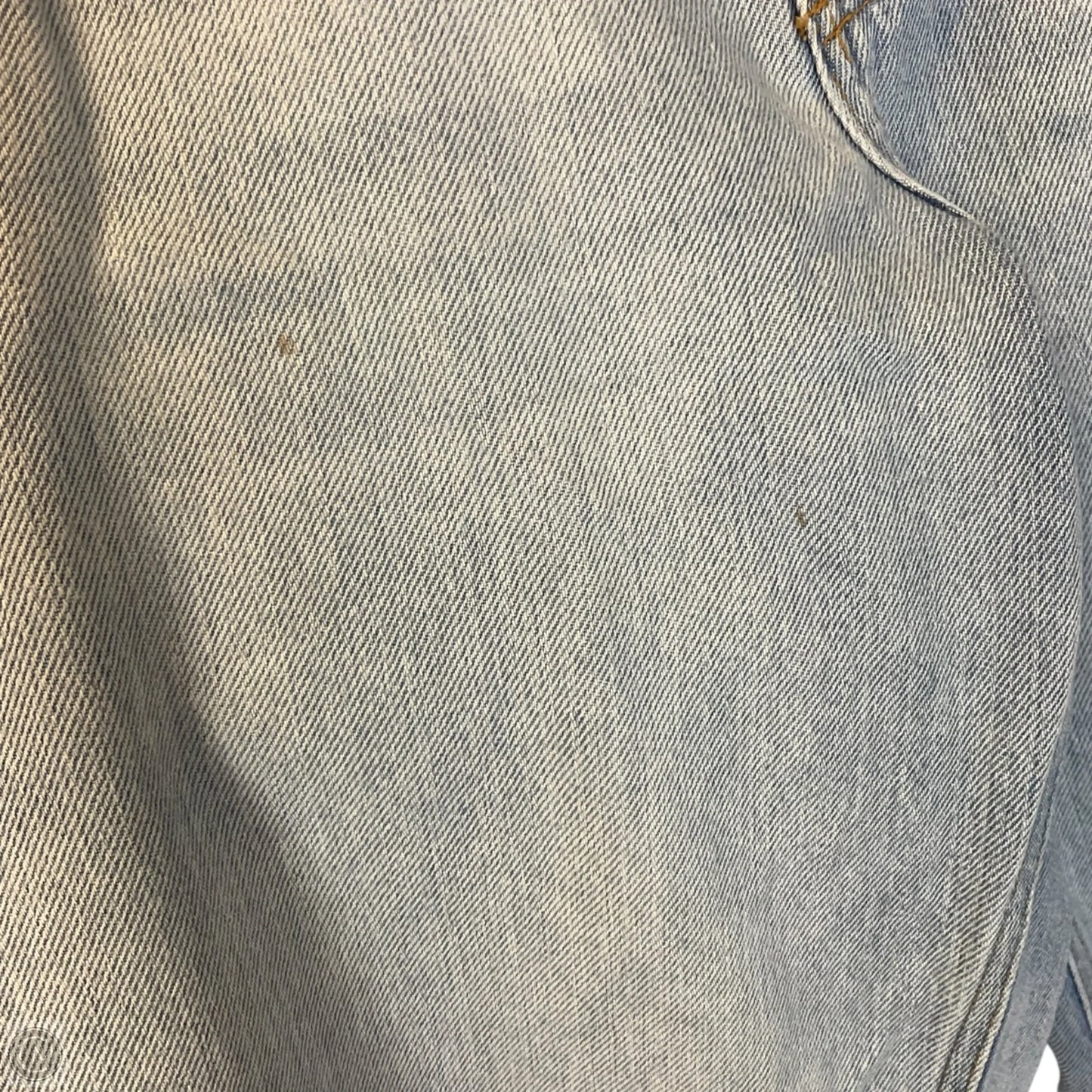 Jeans Cropped By Free People In Blue Denim, Size: 10
