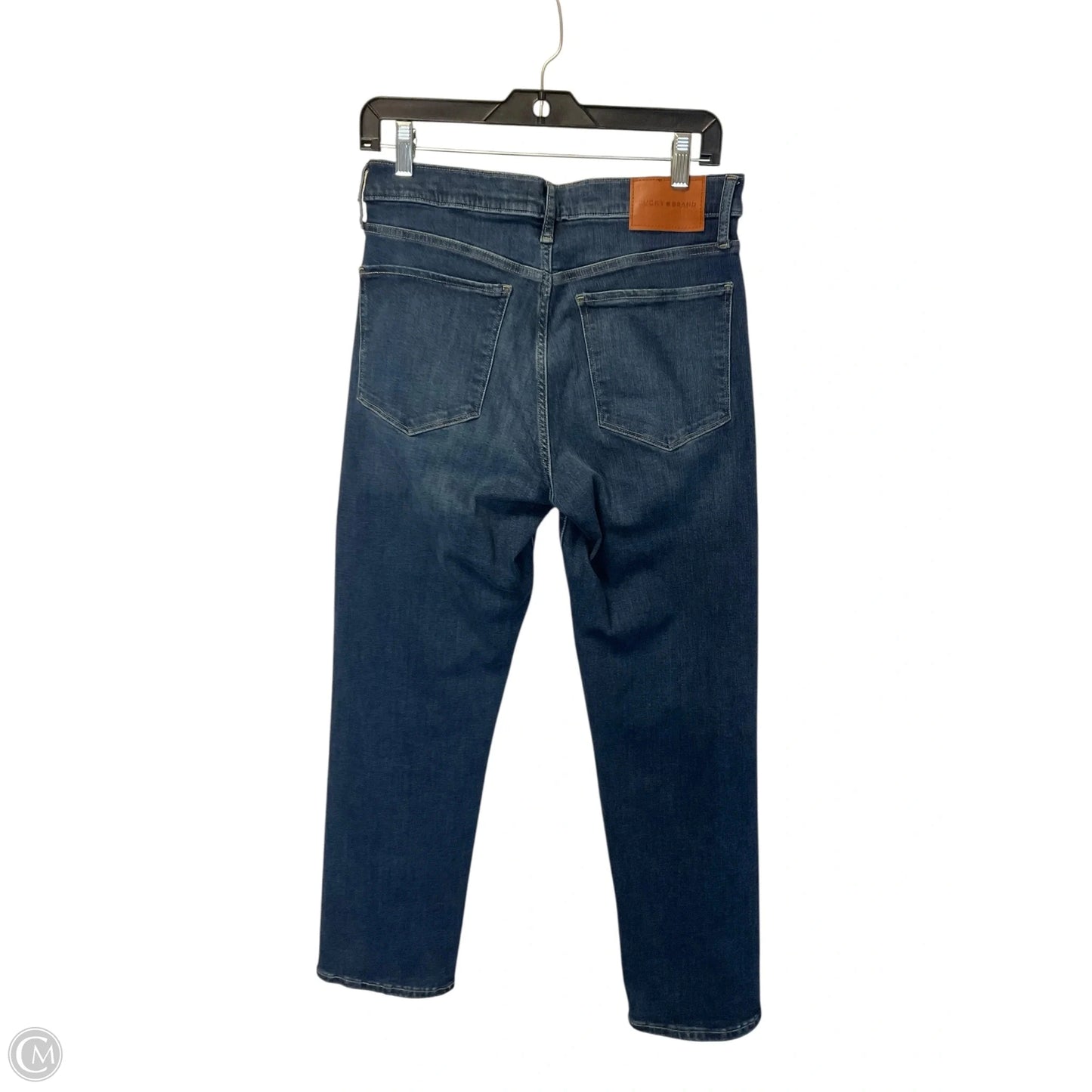 Jeans Straight By Lucky Brand In Blue Denim, Size: 10