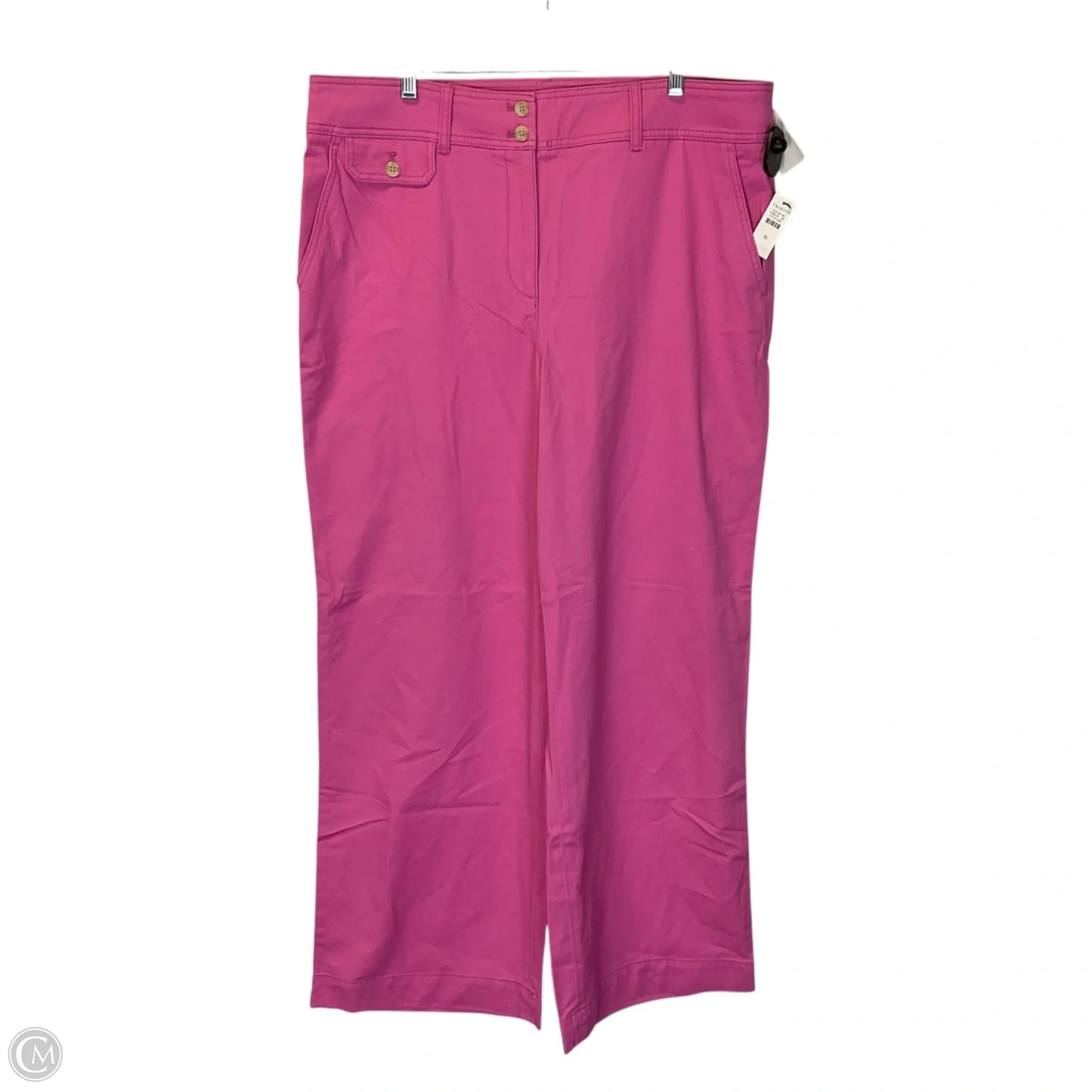 Pants Wide Leg By Talbots In Pink, Size: 16