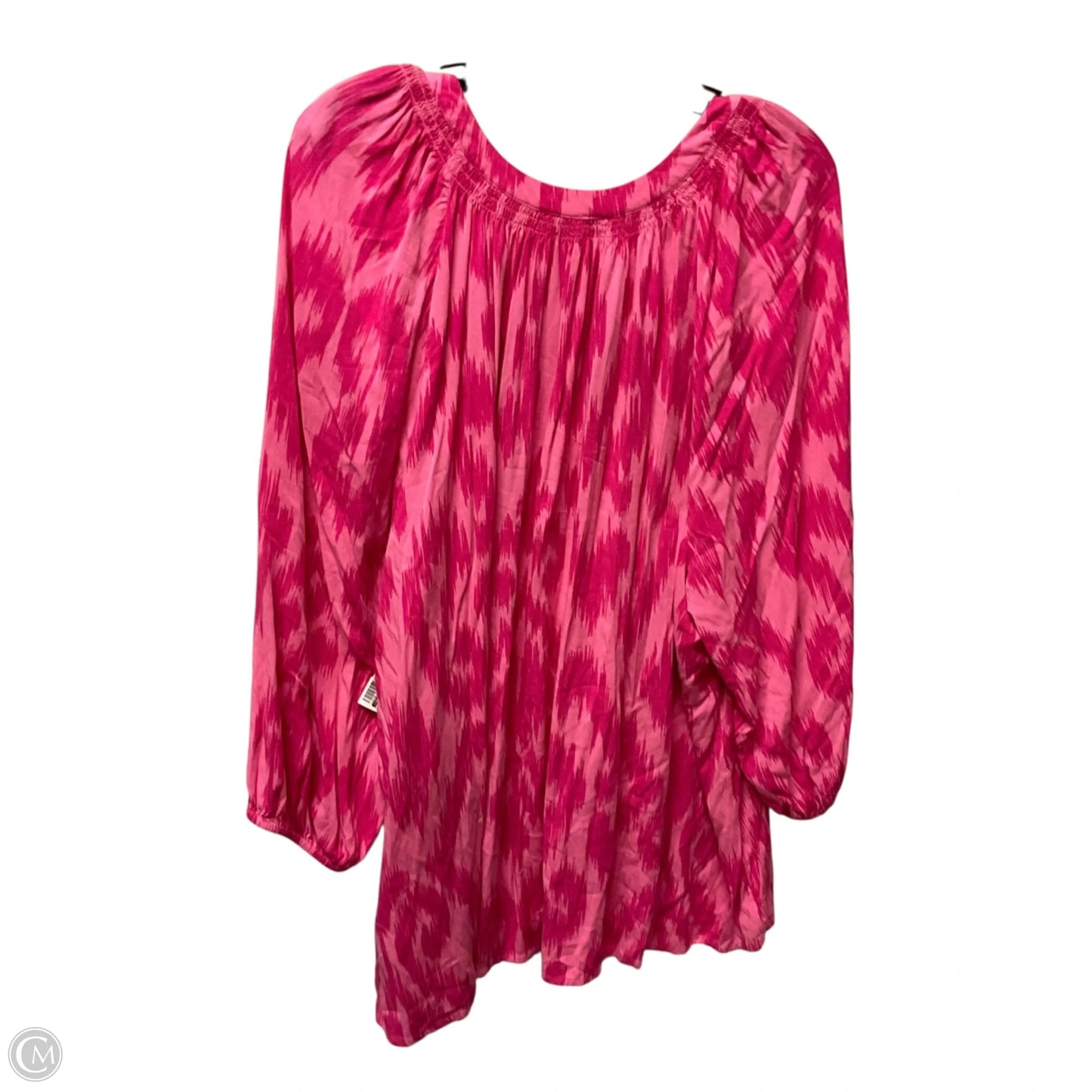 Top 3/4 Sleeve By Crown And Ivy In Pink, Size: 3x