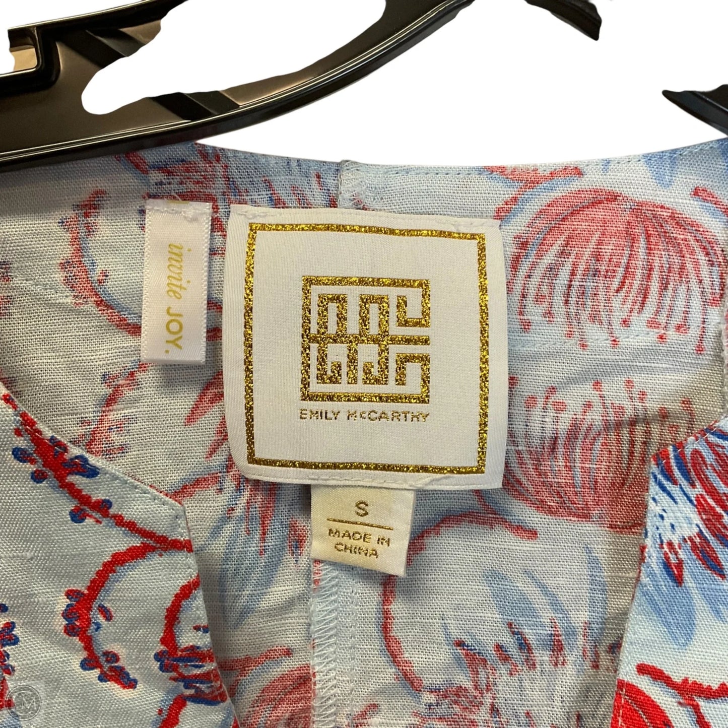 Dress Casual Short By Clothes Mentor In Blue & Red, Size: S