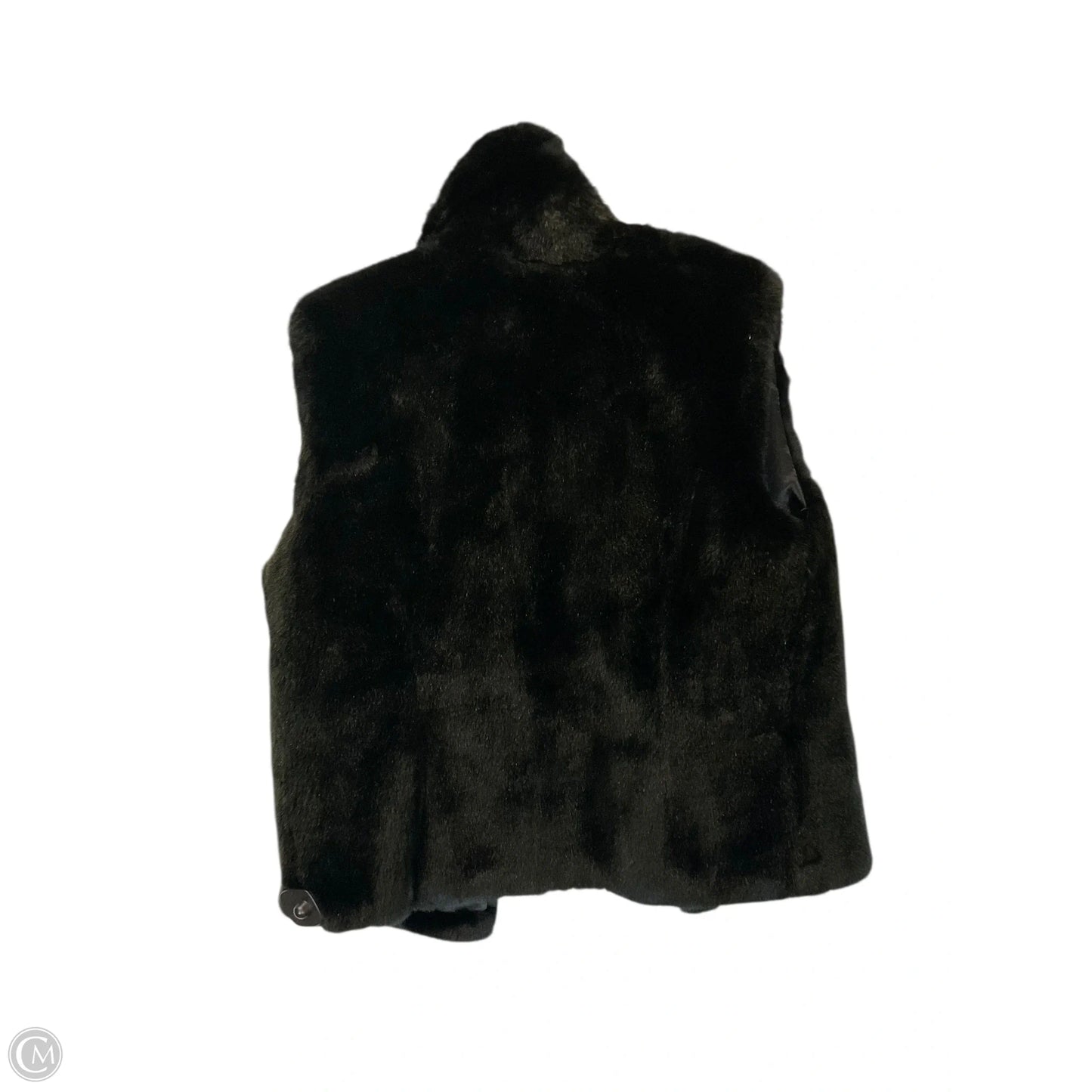 Vest Faux Fur & Sherpa By Brooks Brothers In Black, Size: L