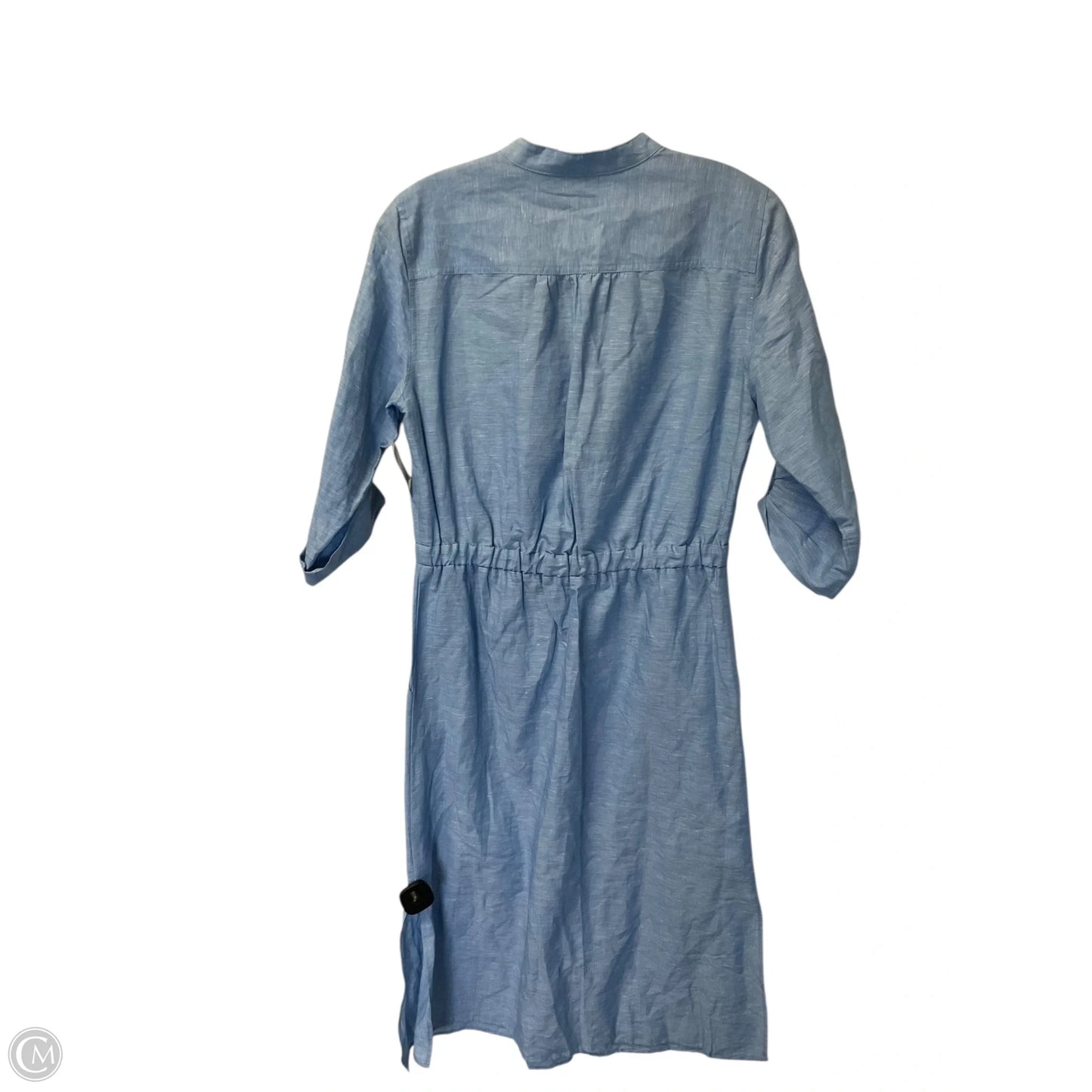 Dress Casual Midi By Ann Taylor In Blue, Size: 4