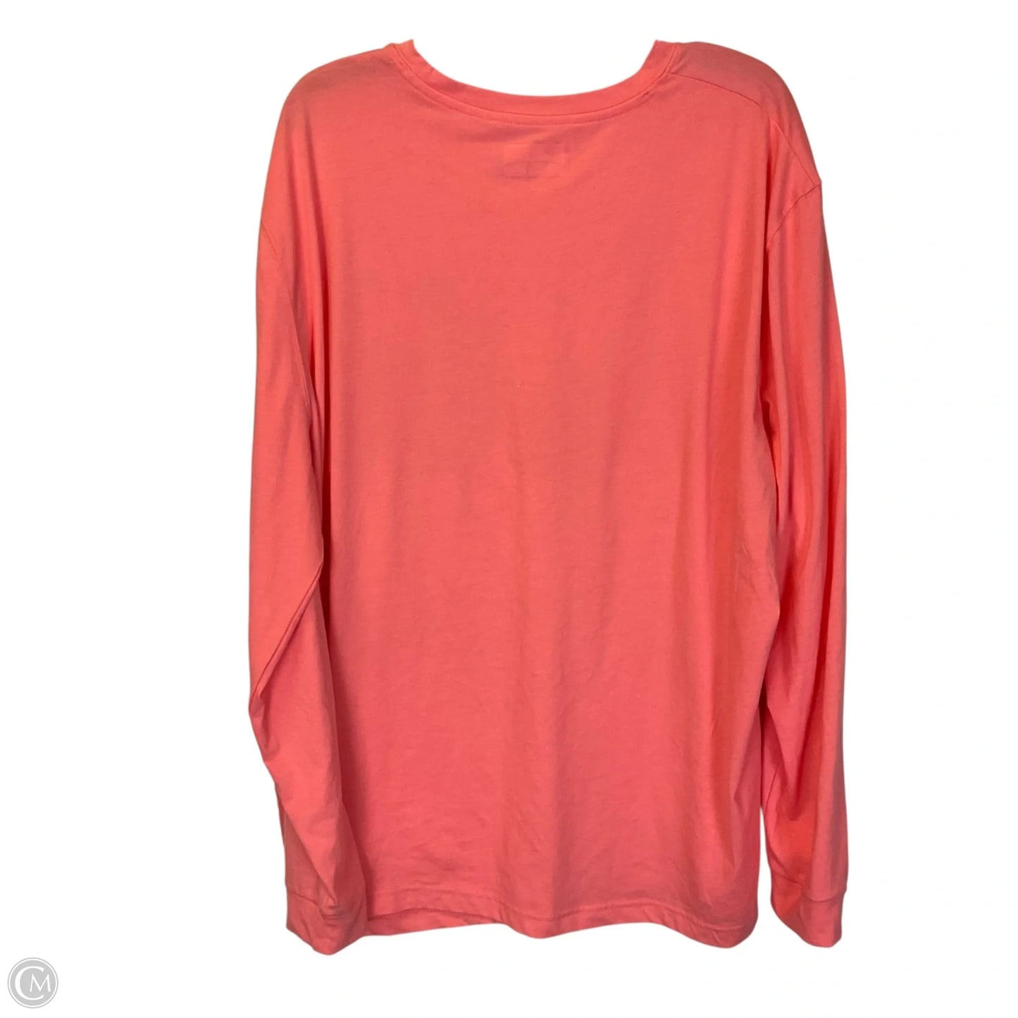 Top Long Sleeve Basic By Magellan In Pink, Size: 2x