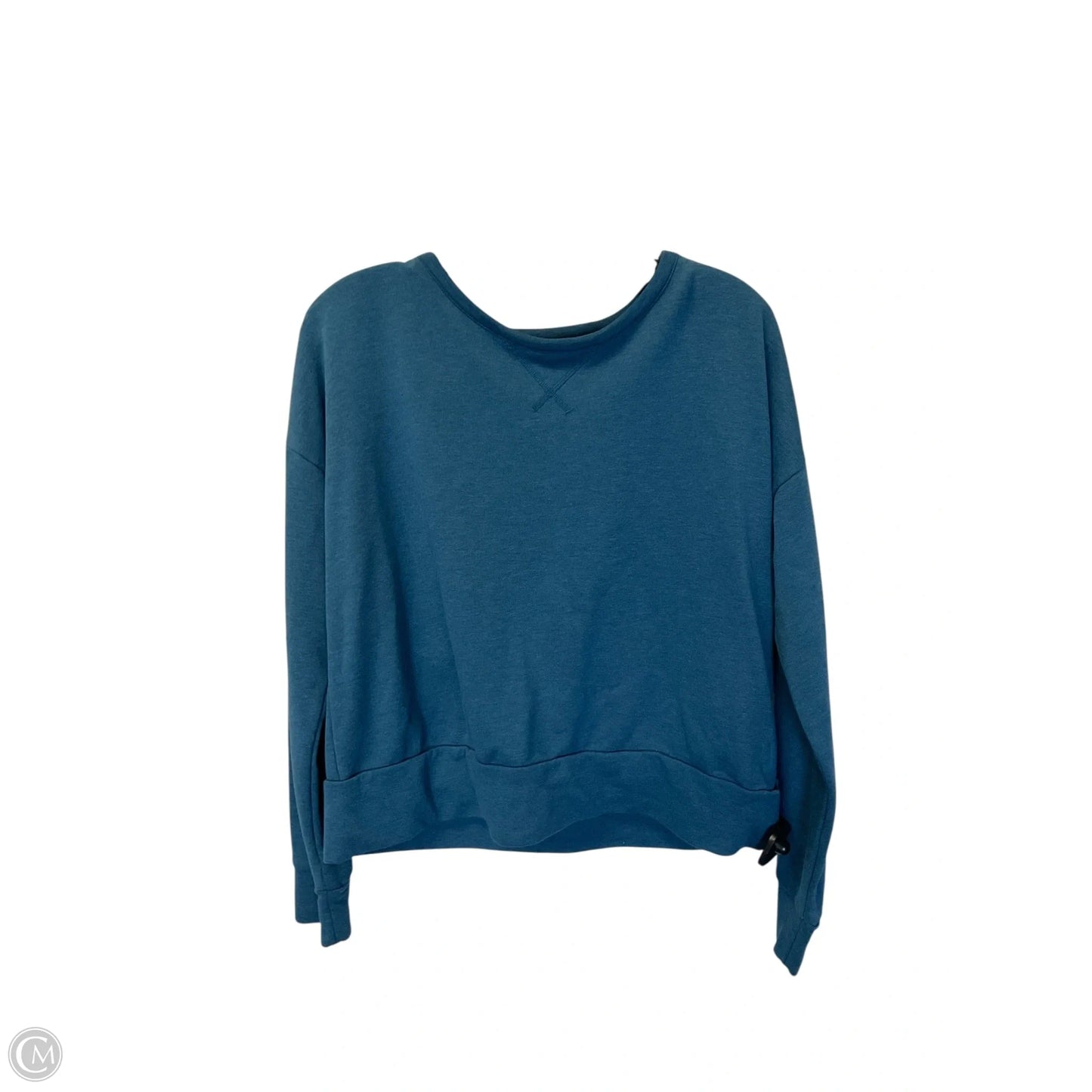 Top Long Sleeve Basic By Nike Apparel In Blue, Size: L