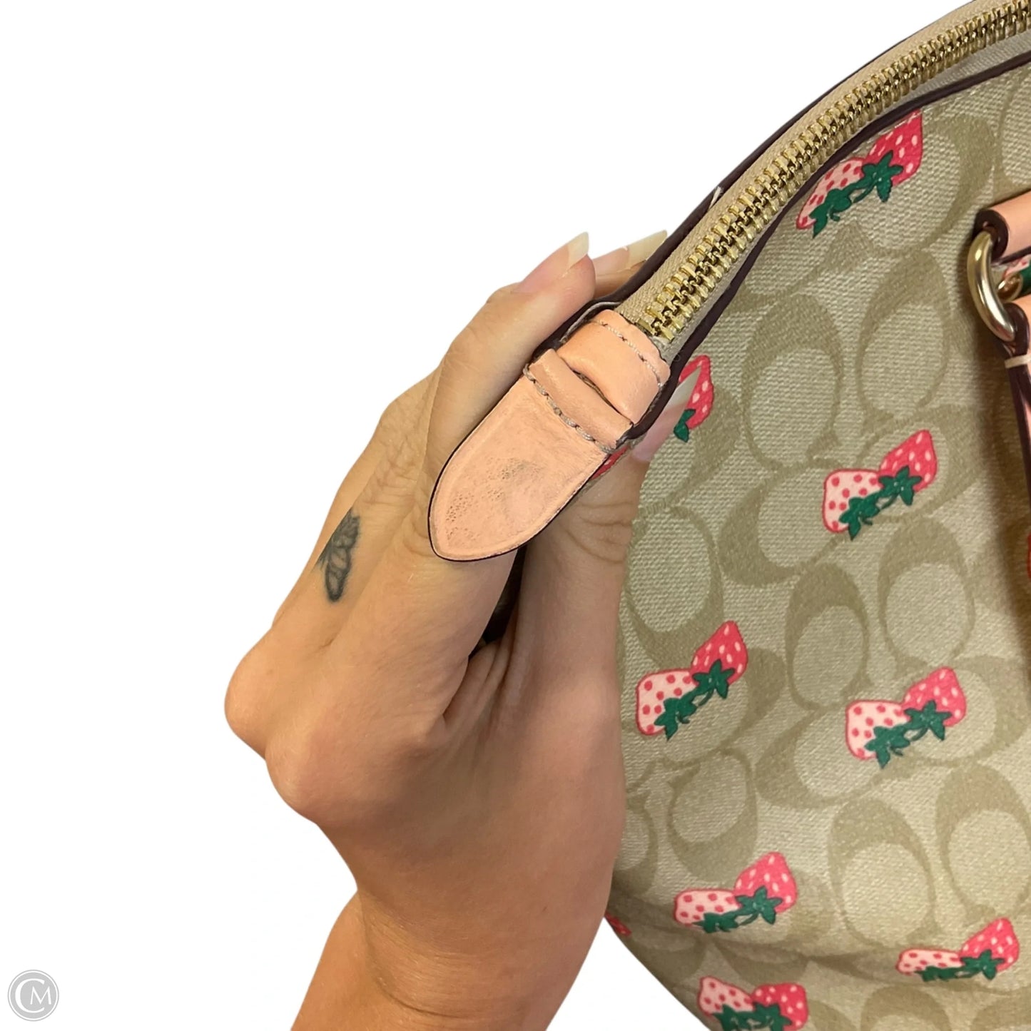 Handbag Designer By Coach, Size: Large